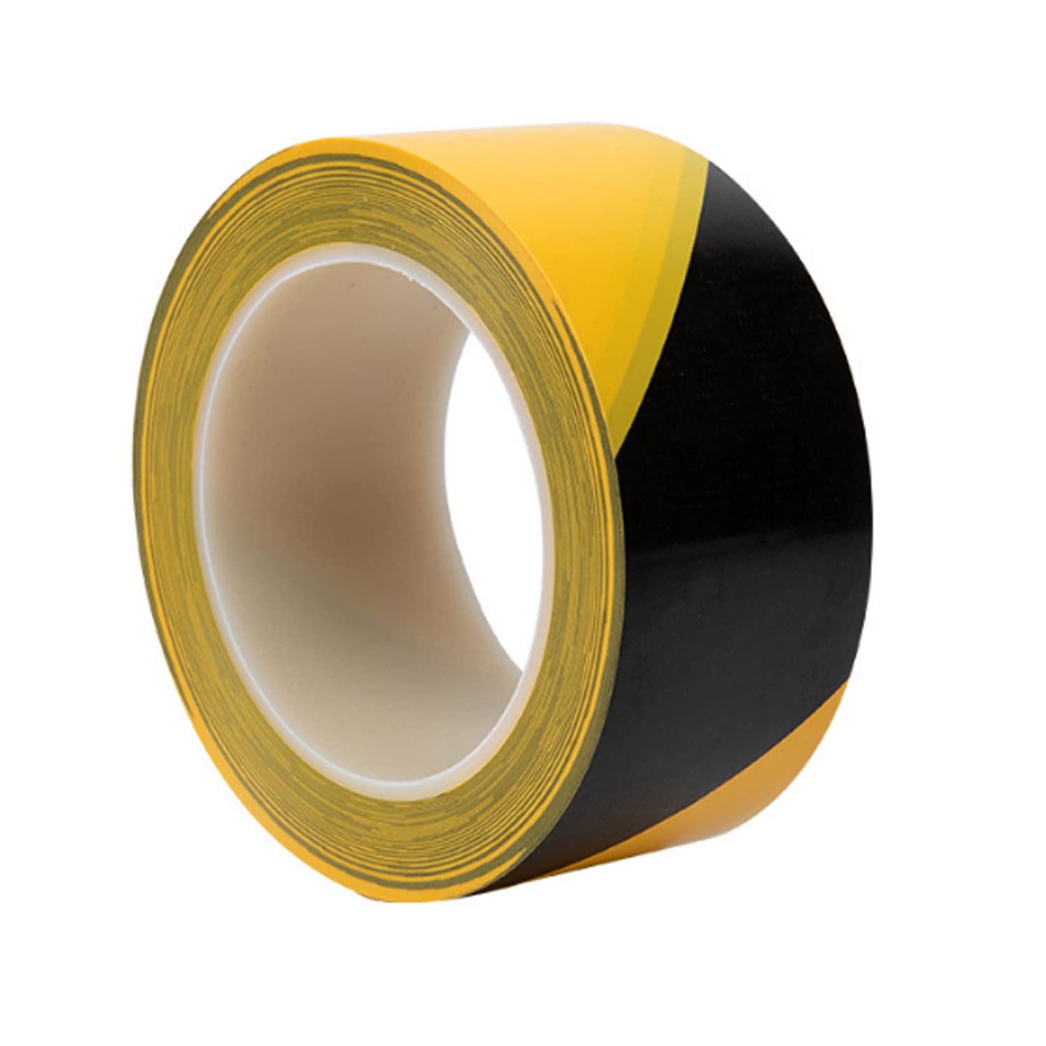 Black & Yellow Heavy Duty Duct Tape - 2 Inch x 108 Feet Multipurpose Floor Marking Tape for Workshop, Warehouse & Hazard Warning | Waterproof, Wear-Resistant Adhesive for Industrial & Home Use