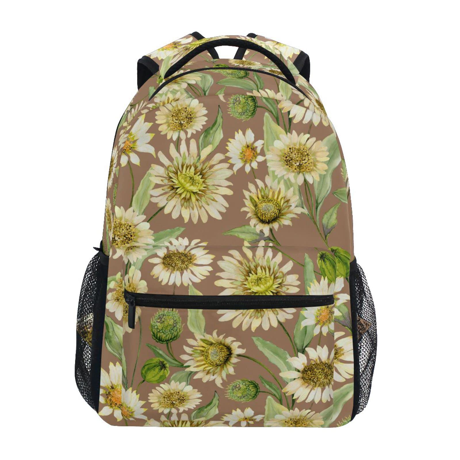 Sunflower Backpack for Women & Men - School, Travel & Laptop Bag for Daily Use