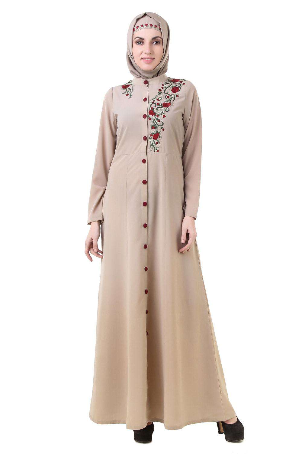 Elegant Muslim Abaya Dress for Women - Modest Islamic Prayer Gown - Perfect for Eid, Ramadan & Special Occasions