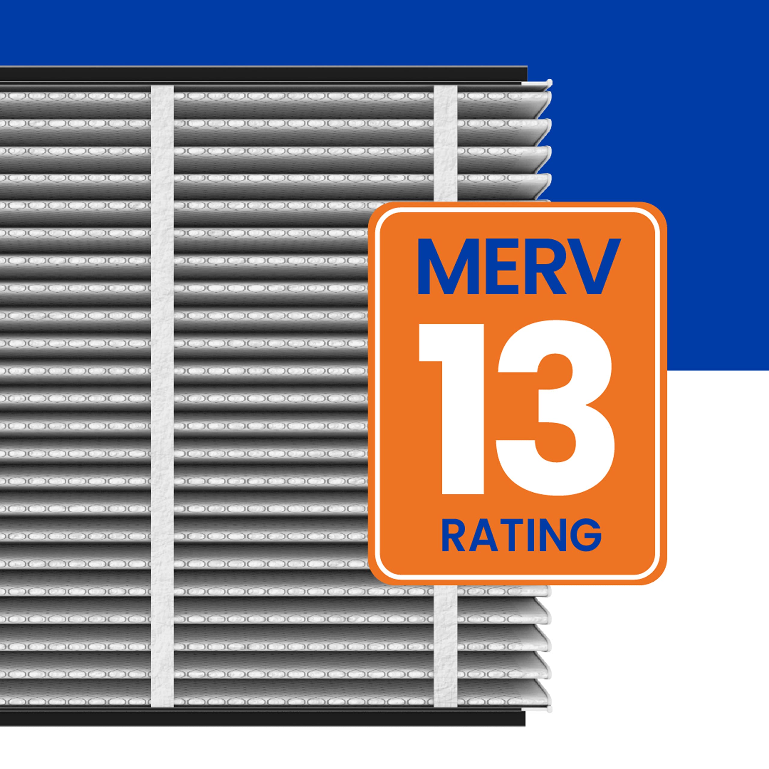 AprilAire 413 Replacement Air Filter 16x25x4 MERV 13 for Whole House Air Purifiers - 4 Pack | Healthy Home & Allergy Relief | Ideal for HVAC Systems, Bedrooms & Living Rooms