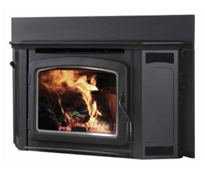 Iron Strike Montlake 300 Wood Burning Fireplace Insert - ML300GL - Efficient Heating for Home & Cabin - Perfect for Living Rooms, Basements & Outdoor Spaces