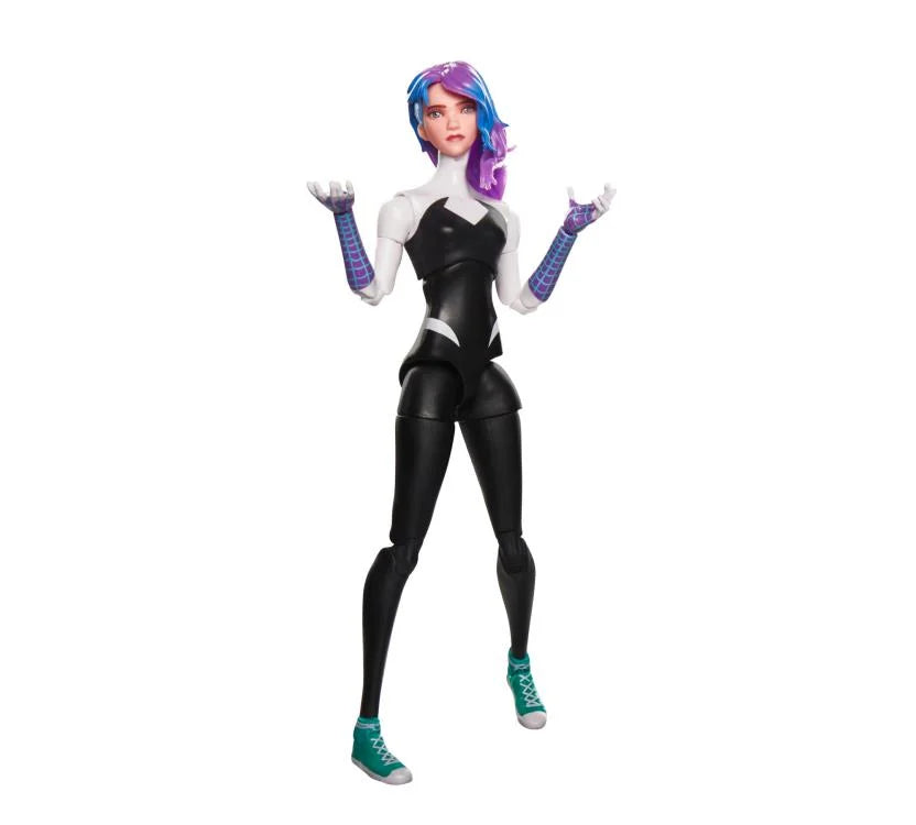 Marvel Legends Spider-Man: Across the Spider-Verse Spider Gwen Action Figure - Collectible Toy for Marvel Fans & Movie Lovers | Perfect for Display, Gifts, and Cosplay Accessories
