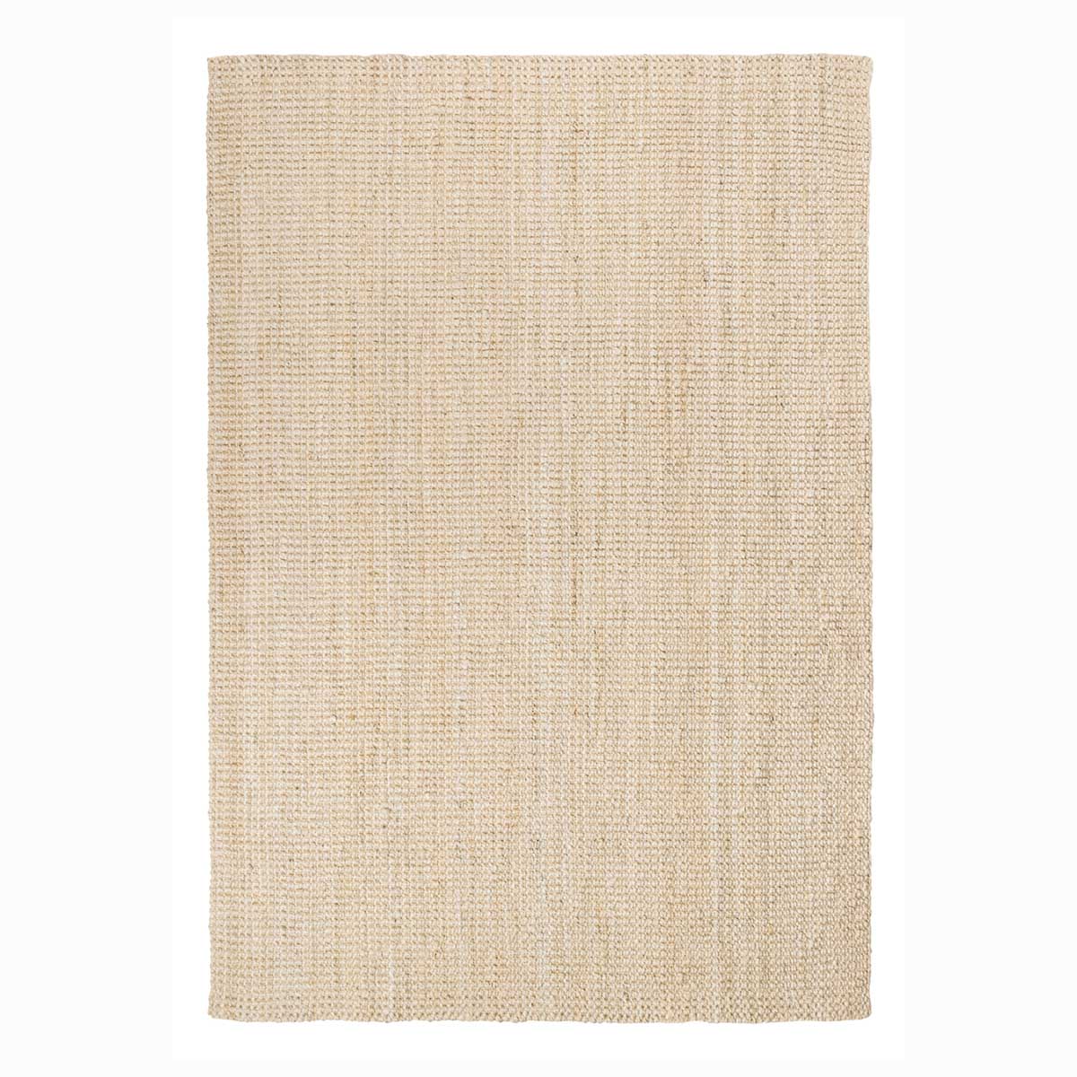 Kapoho Chunky Jute Rug - Natural Handwoven Eco-Friendly Area Rug for Living Room, Bedroom, or Outdoor Patio Decor