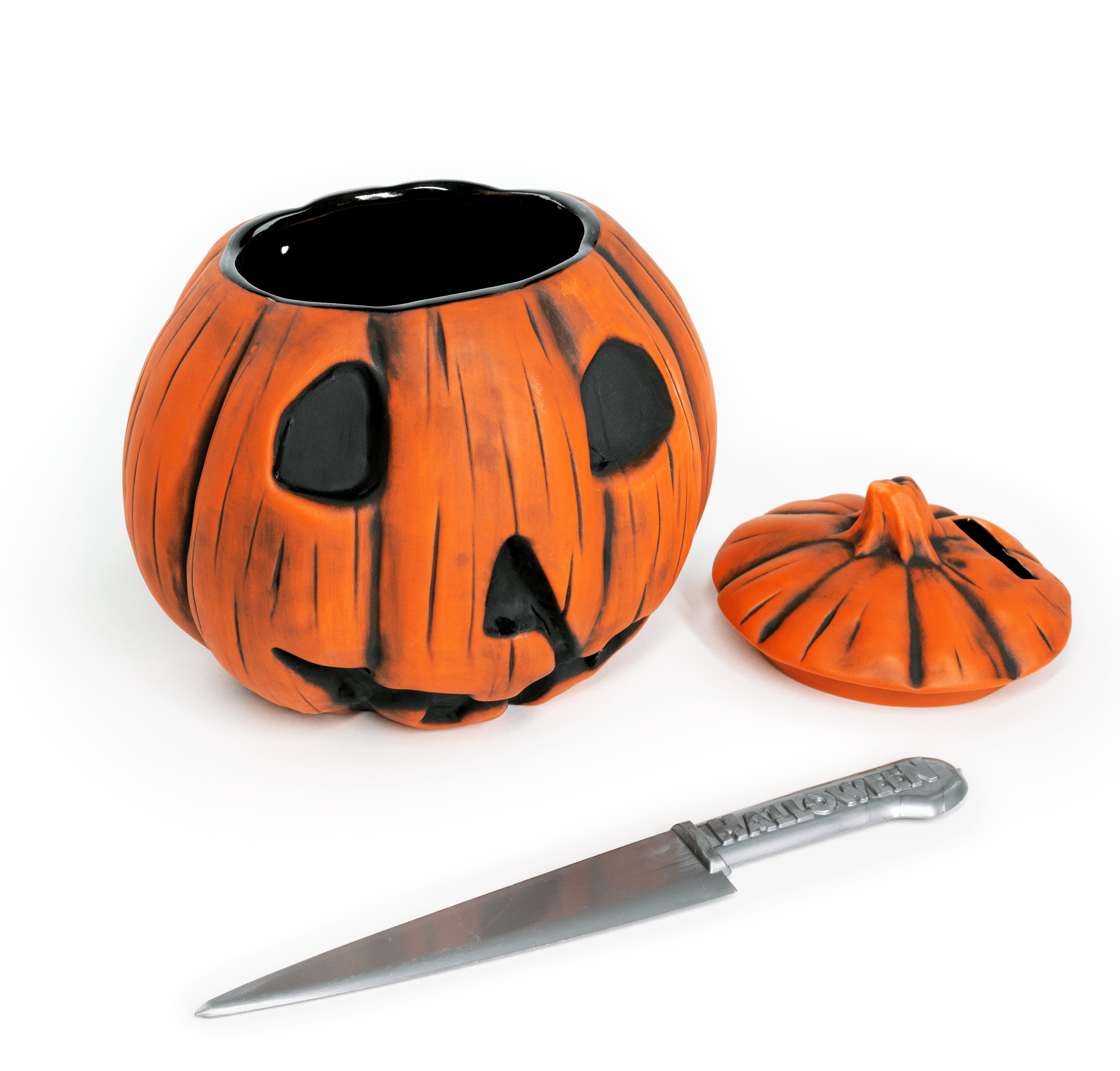 Halloween Tiki Mug - Spooky Themed Ceramic Cup for Tropical Cocktails & Halloween Parties - Perfect for Pumpkin Carving Nights, Costume Parties & Themed Decor