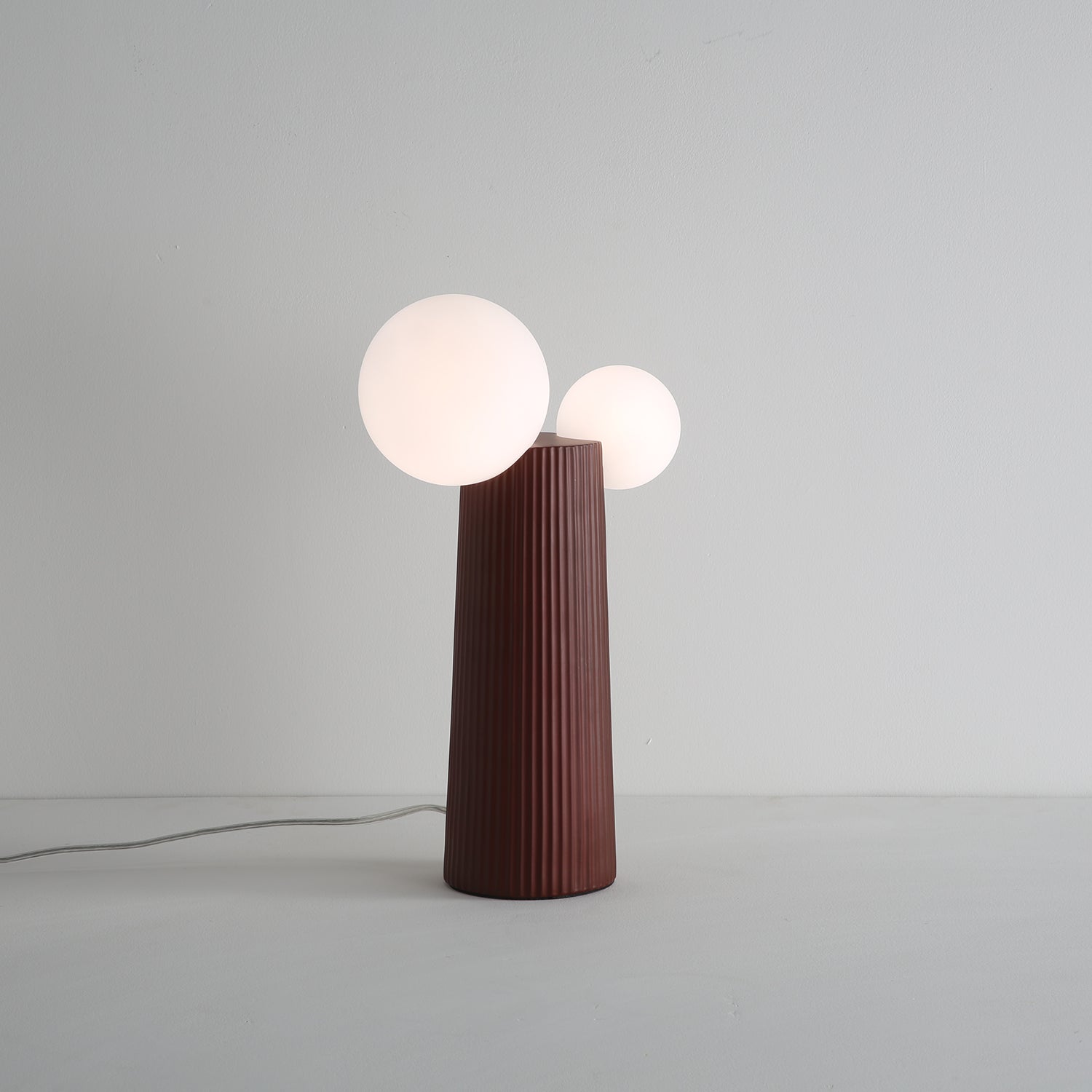 Modern LED Land Table Lamp - Adjustable Brightness, USB Charging Port for Bedroom, Living Room, Office - Perfect for Reading, Working & Night Light