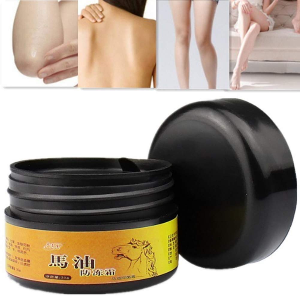 Allbestaye Horse Oil Foot Cream for Dry Cracked Heels - Intensive Repairing Moisturizer for Rough & Chapped Feet - Best for Cracked Heel Treatment & Foot Care at Night