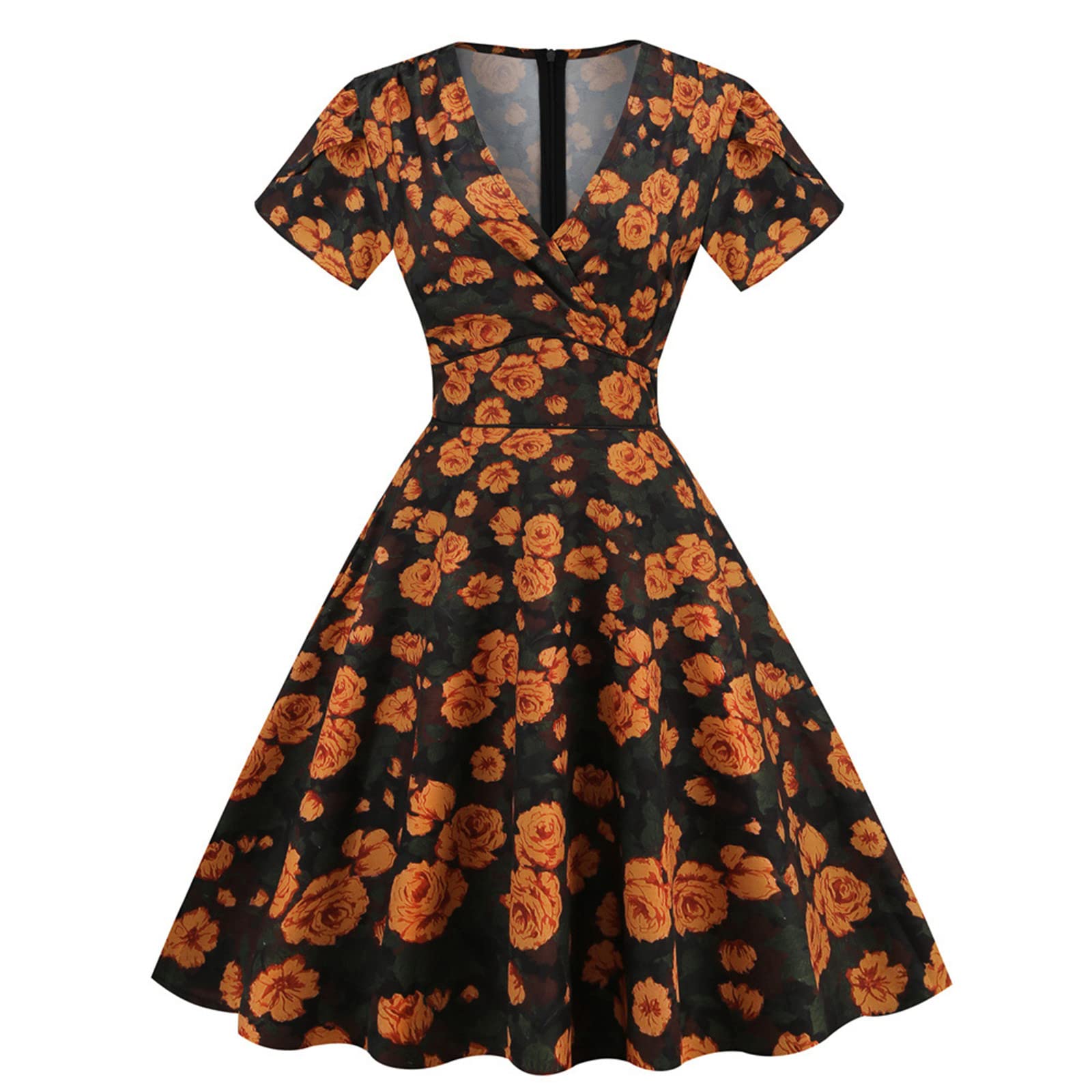Vintage 1940s Cocktail Dresses for Women - Retro Swing Tea Party & Rockabilly Style Dresses - Perfect for Cocktail Parties, Tea Events & Vintage Themed Occasions