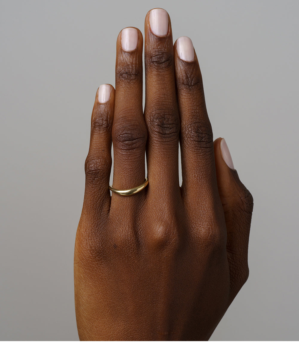 Unique Small Melt Ring - Handcrafted Non-Traditional Engagement Ring for Women | Alternative Wedding Band, Promise Ring & Everyday Boho Jewelry
