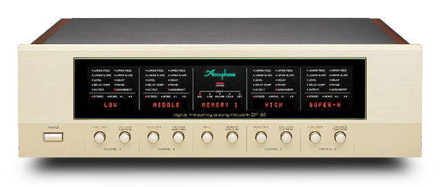 Accuphase DF-65 Digital Frequency Divider 4-Way Audio Processor - High-End HiFi Component for Audiophile Sound Systems | Perfect for Home Theater & Studio Recording Setups