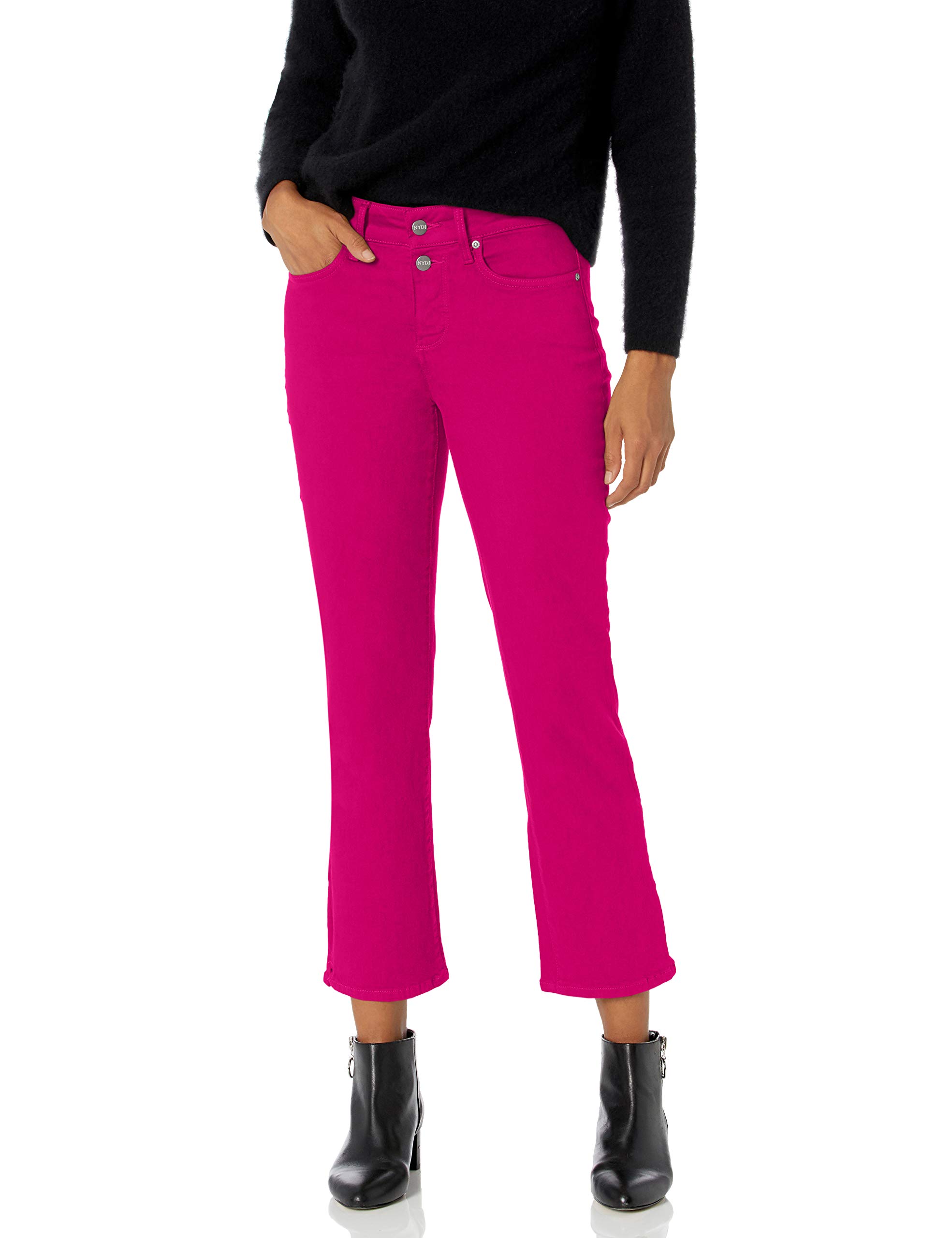 NYDJ Women's Marilyn Stretch Ankle Jeans with Slit - Slim Fit High Waist Skinny Jeans for Women - Perfect for Work, Casual Outfits & Date Night