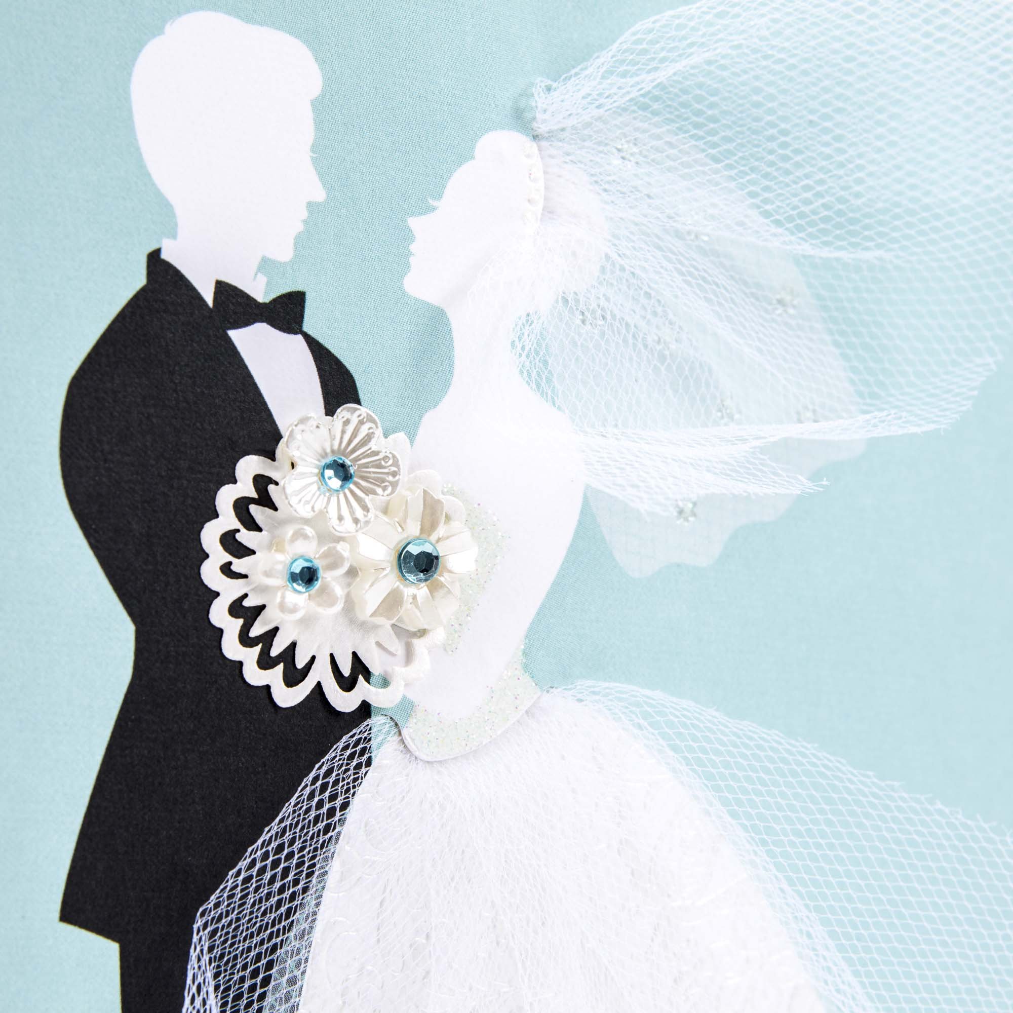 Hallmark Bride & Groom Wedding Card - Perfect for Anniversary Gifts