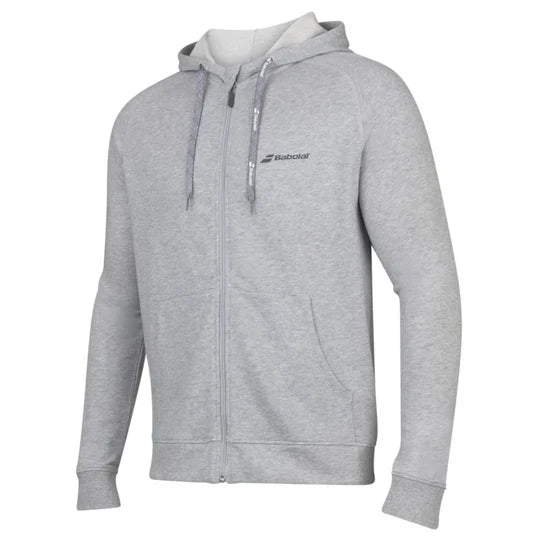 Babolat Men's Exercise Hooded Jacket - High Rise Leather for Running & Gym Workouts | Athletic Performance Outerwear
