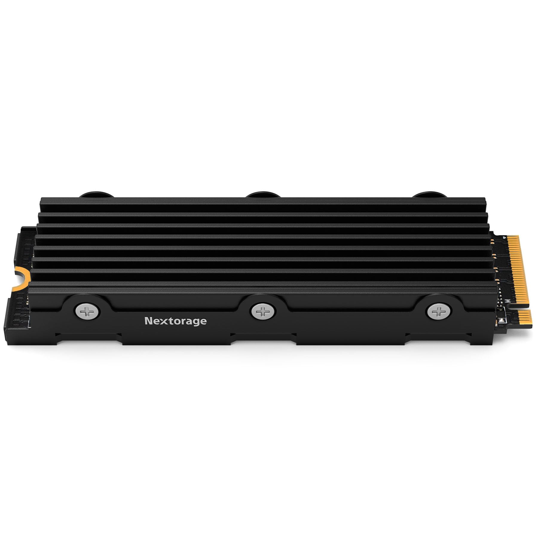 Nextorage 4TB Internal SSD for PS5 & PC - M.2 2280 PCIe Gen4 NVMe with Heatsink - 7300MB/s Read, 6900MB/s Write Speed - NEM-PA4TB/N SYM - Perfect for Gaming, Video Editing & High-Performance Computing