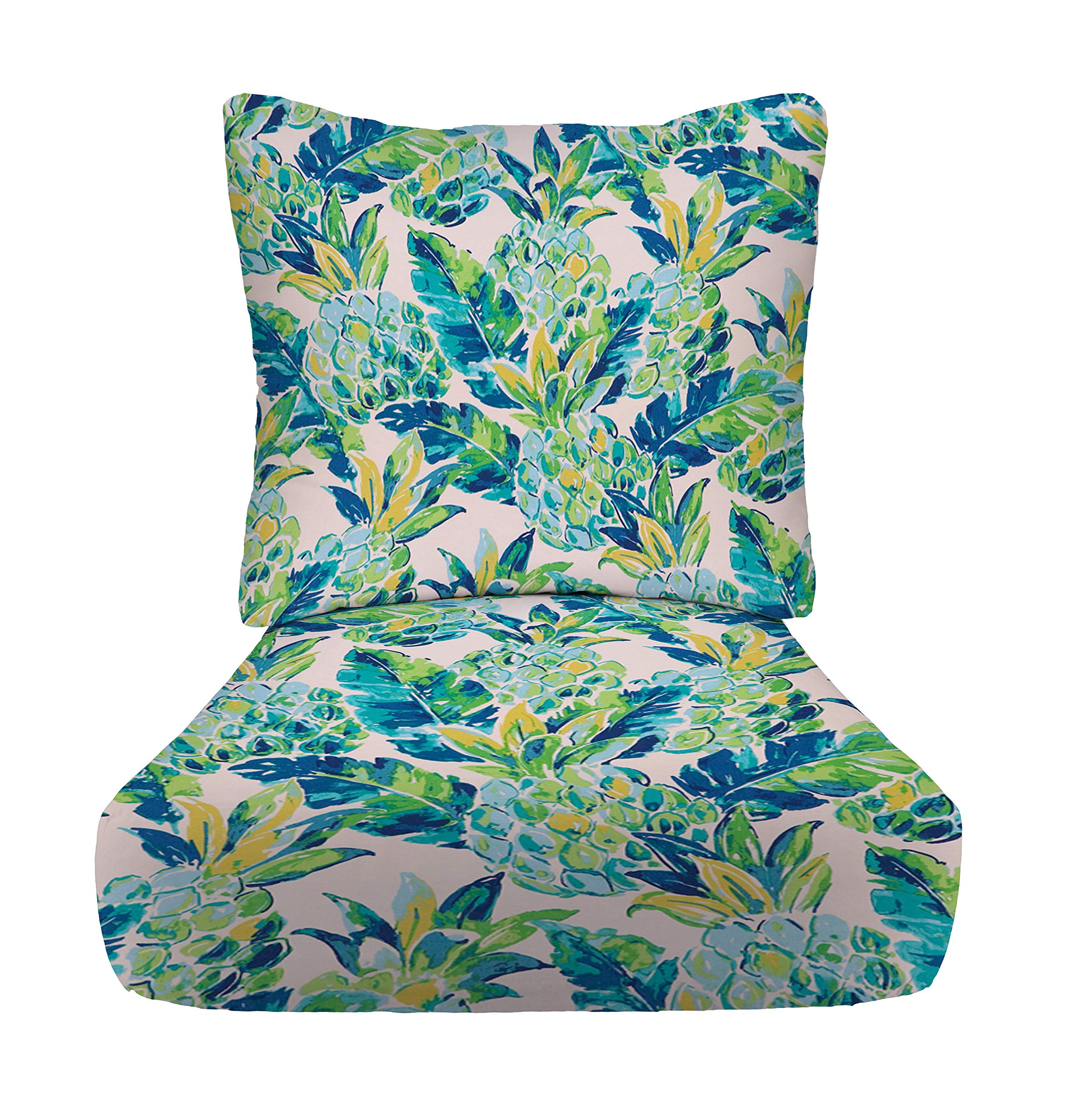 RSH DECOR: Deep Seating Cushion Set with Pillow Back - 23