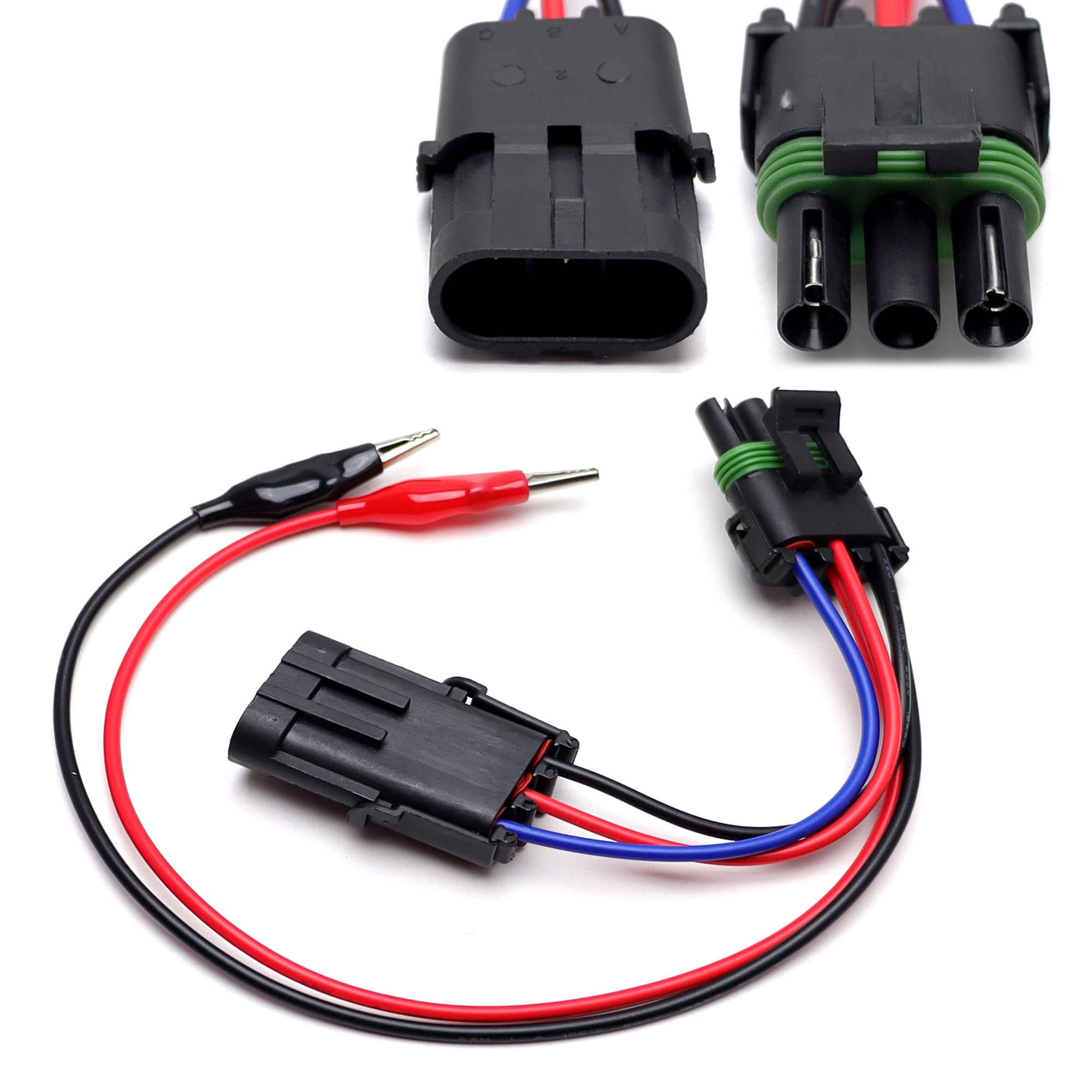 3 Pin GM TPS Throttle Position Sensor Test Harness Compatible with 1985-1991 Chevy C4 Corvette - Engine Diagnostic Tool for Performance Tuning & Repair