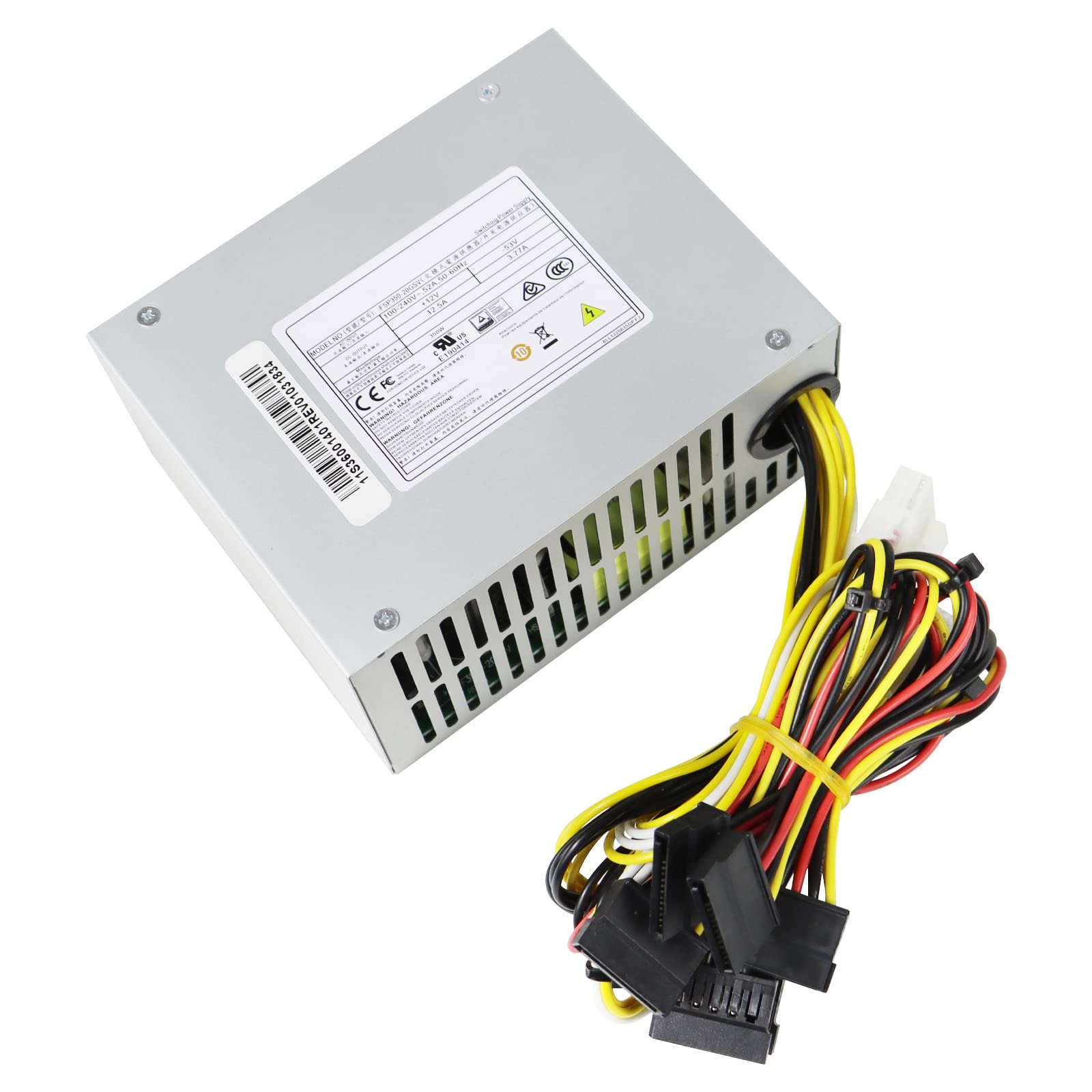 350W POE VCR Power Supply Replacement for FSP FSP350-20GSV DPS-300AB-81B - Compatible with DS-7916N-E4, DS-7932N-E4, DS-7916N-16P - Ideal for Security Camera Systems & Surveillance DVRs