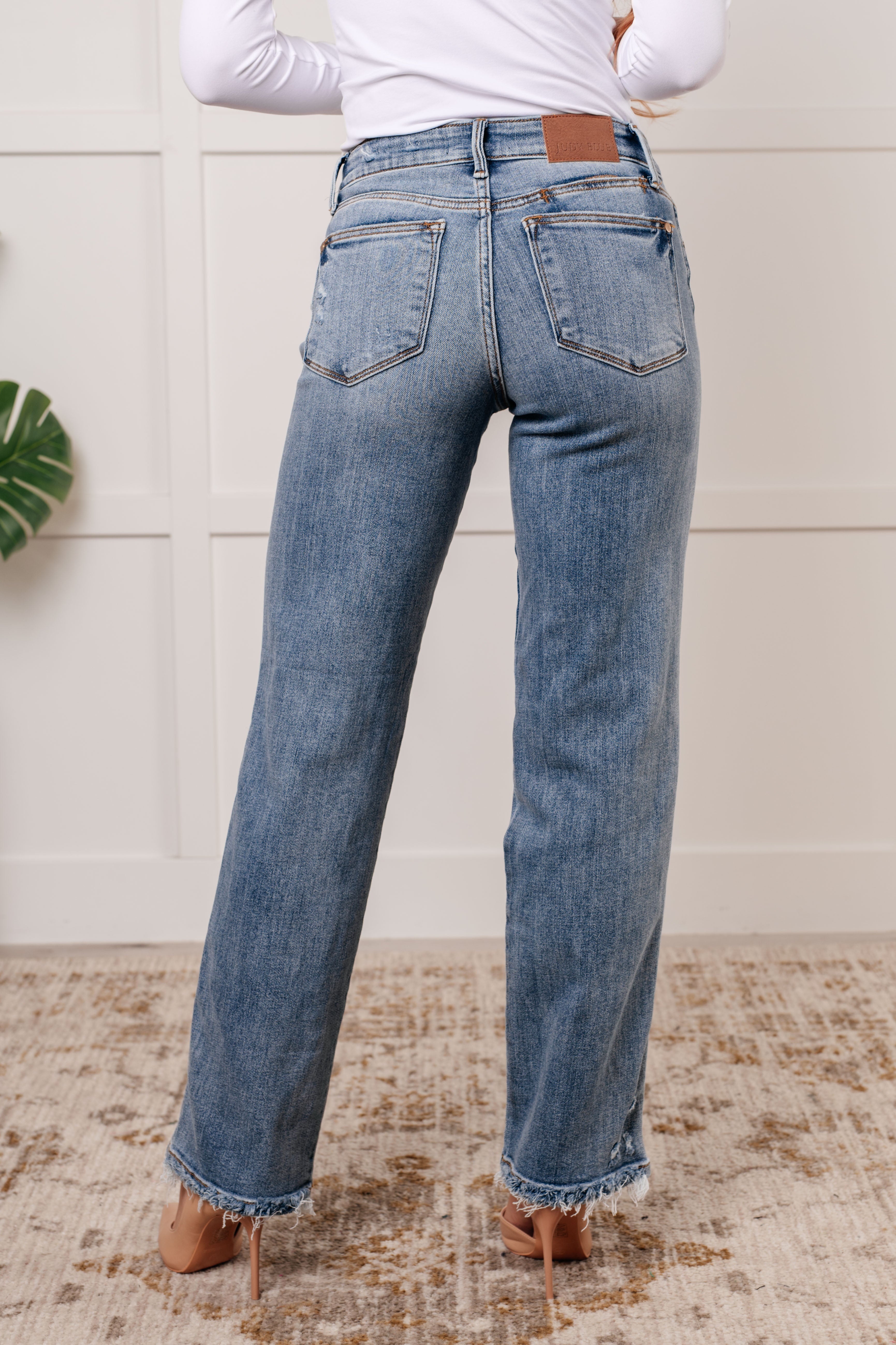 Quinn Mid Rise Dad Jeans with Cell Phone Pockets - Comfortable Stretch Denim for Men | Perfect for Casual Wear, Outdoor Activities & Everyday Use