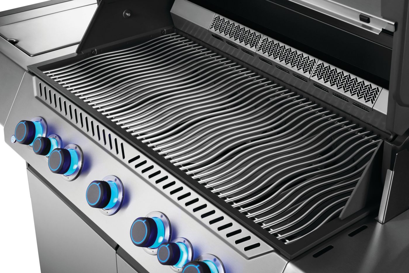 Napoleon Prestige 665 RSIB 5-Burner Stainless Steel Natural Gas Grill with Infrared Side Burner - Perfect for Backyard BBQs, Outdoor Cooking & Patio Entertaining