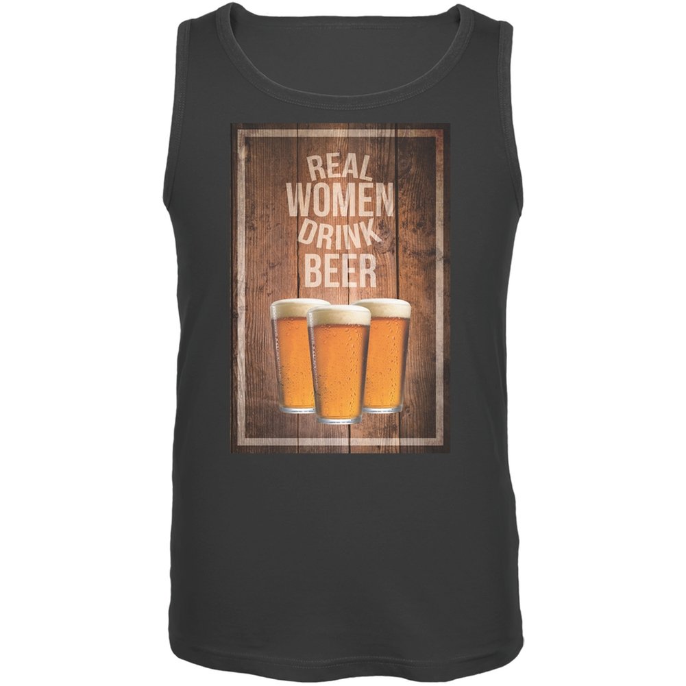 St. Patrick's Day Beer Lover's Charcoal Gray Tank Top for Men - Perfect for Irish Pub Crawls & Festive Celebrations