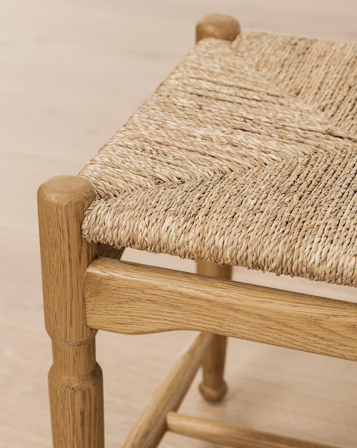 Phipps Woven Bench - Modern Outdoor Patio Furniture, Handwoven Rattan Bench for Garden, Porch, or Backyard - Durable & Weather-Resistant for Year-Round Use