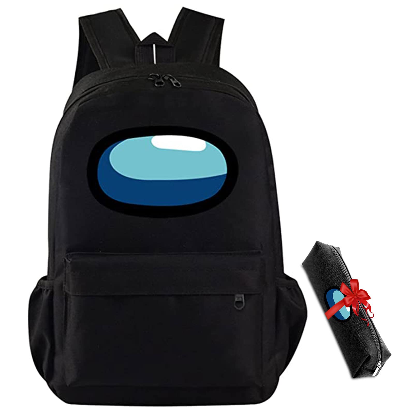 Stylish Cartoon Gamer Laptop Backpack with Pencil Case - Lightweight Travel Hiking Daypack for School, Work & Outdoor Adventures