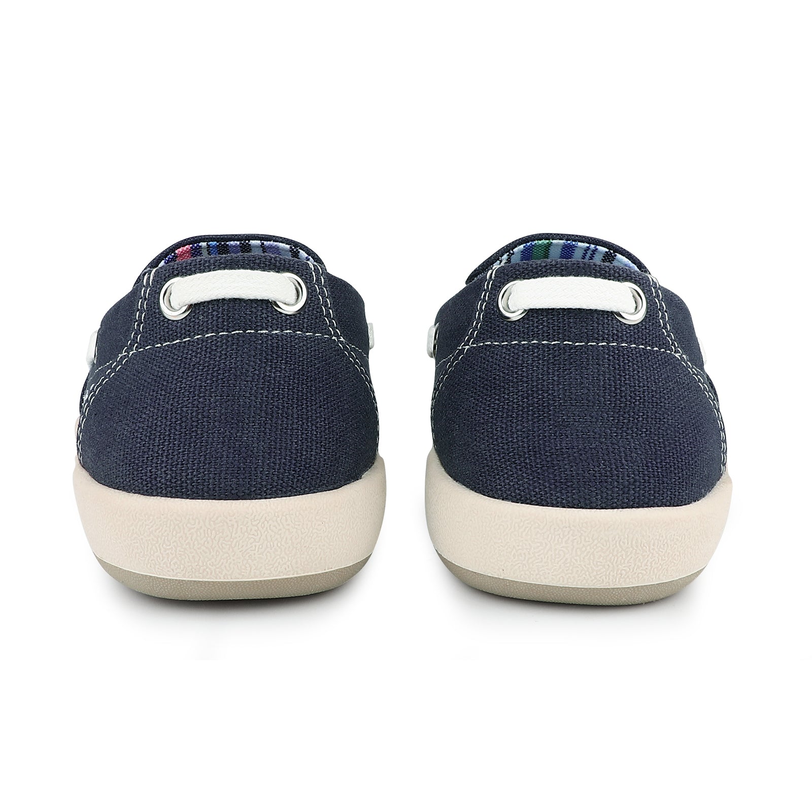 Women's Comfortable Canvas Loafer Shoes - Casual Slip-On Flats for Walking, Work & Travel - Breathable & Lightweight Everyday Shoes