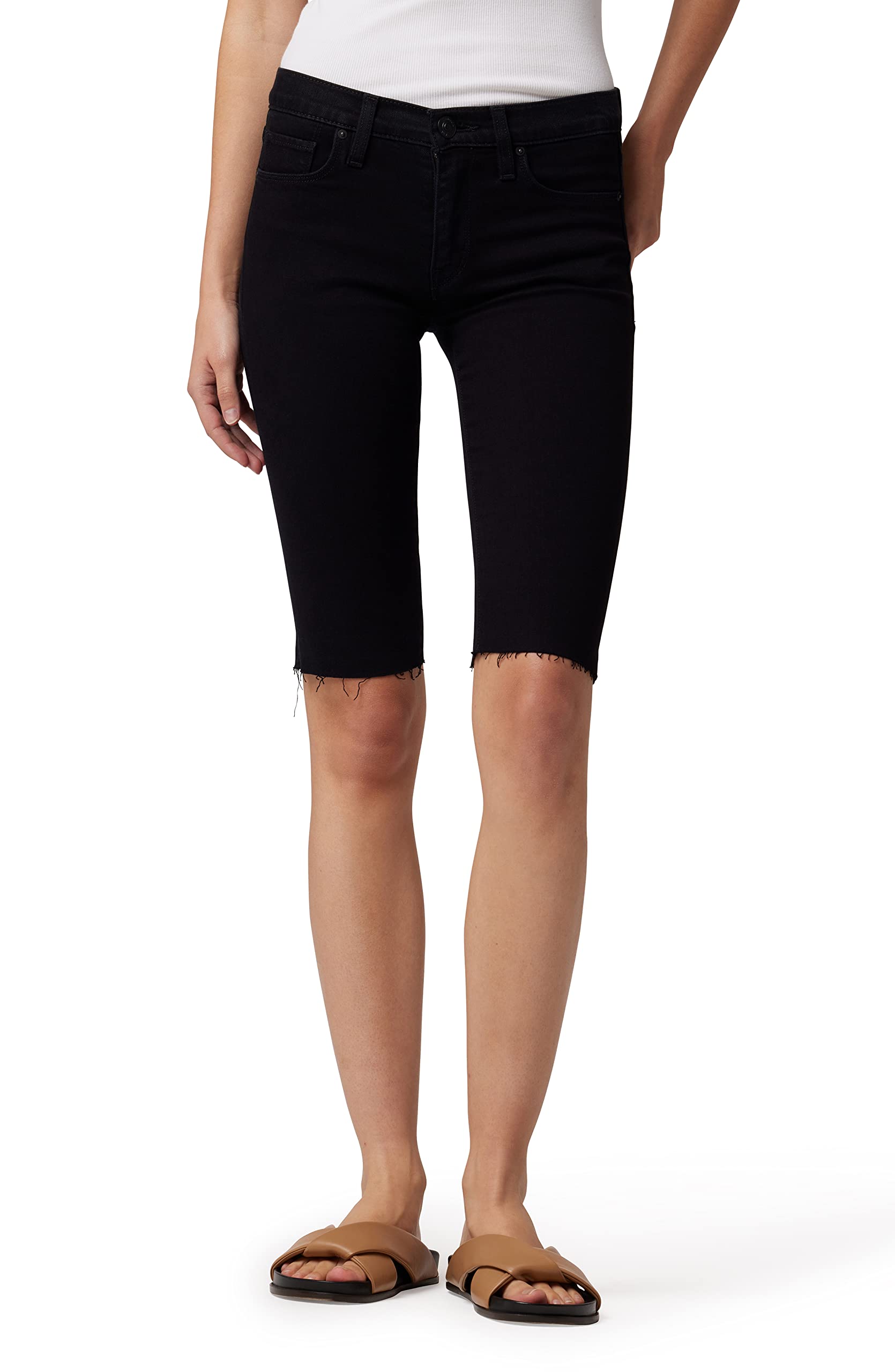 HUDSON Women's Casual Shorts - Comfortable Stretchy High Waist Denim Shorts for Summer | Perfect for Beach, Travel, and Everyday Wear