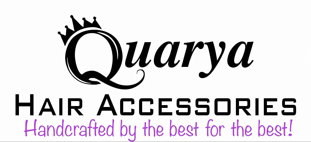 Quarya Elastic Hair Scrunchies for Women & Girls - 12 Pack Colorful Printed Hair Ties + 1 Free Hair Band - Soft Fabric Hair Accessories for Ponytail, Bun & Everyday Styling