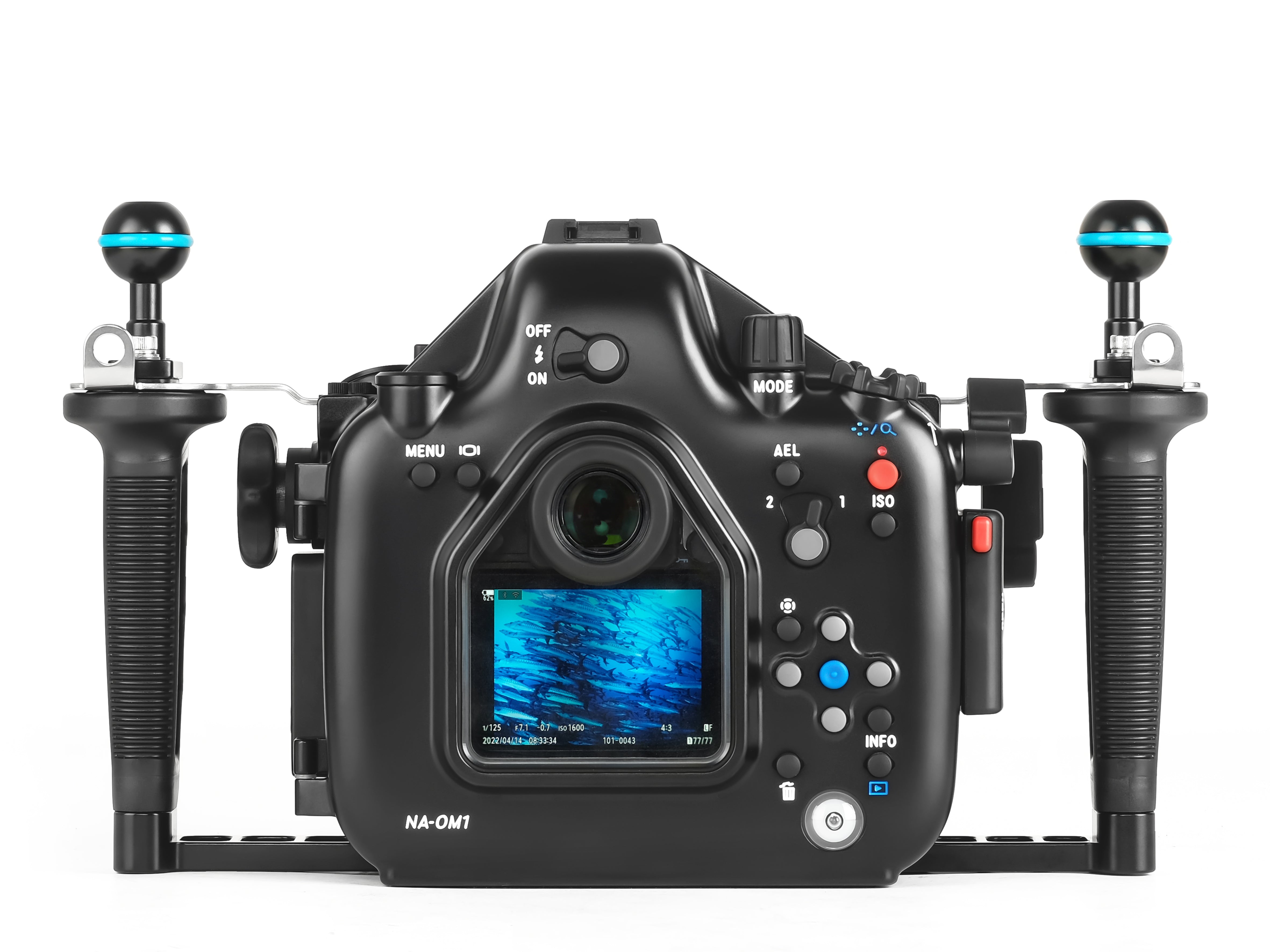 OM System OM-1 & OM-1 Mark II Camera Housing - Waterproof Underwater Case for Scuba Diving, Snorkeling & Marine Photography