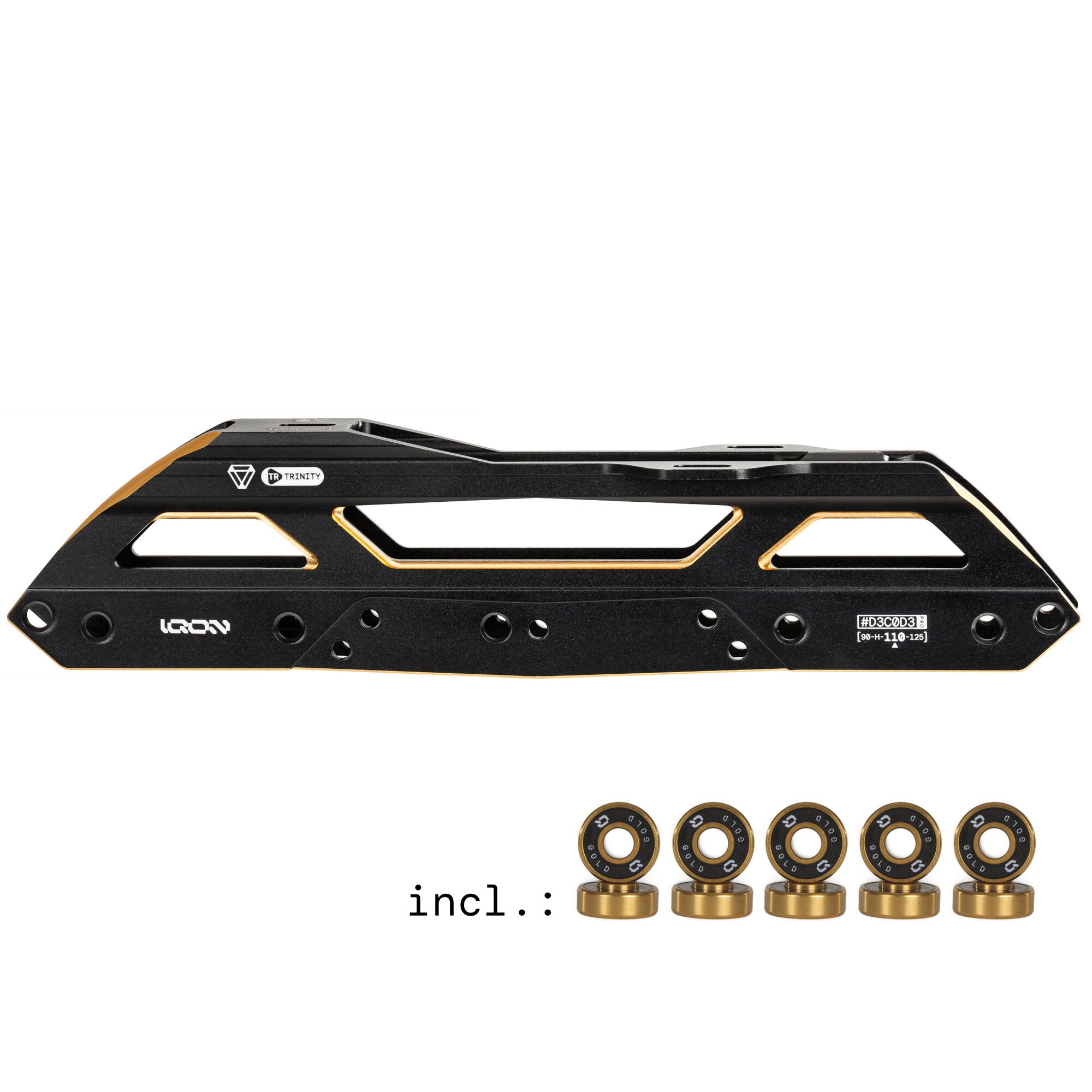 TR Decode Pro 110 Dark Combo - Professional Skateboard Deck for Street & Park Riding | Perfect for Beginners & Advanced Skaters
