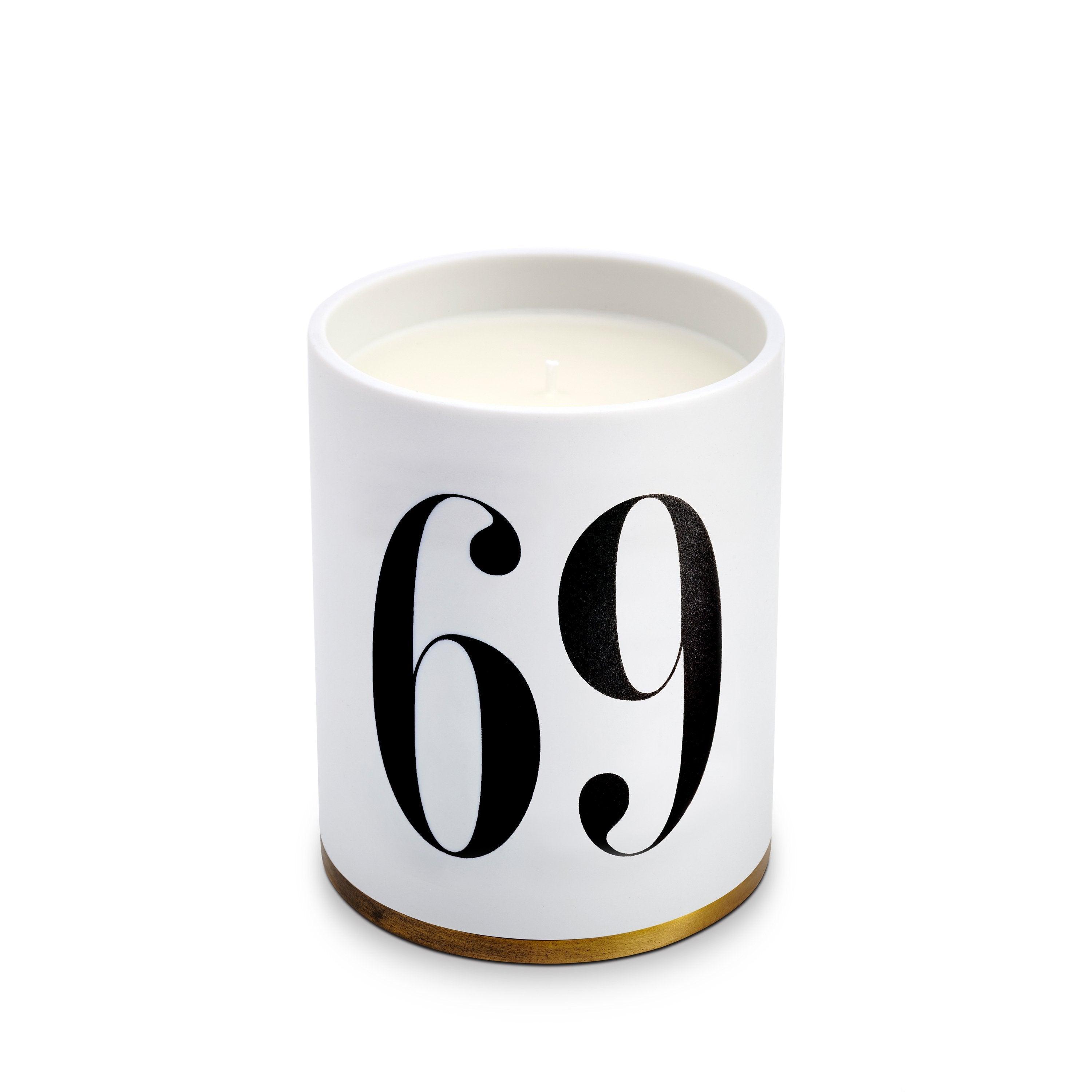 Oh Mon Dieu No.69 Scented Candle - Luxury French Inspired Soy Wax Candle for Home, Spa, Romantic Dinner & Relaxation - Long Lasting Fragrance Gift Set
