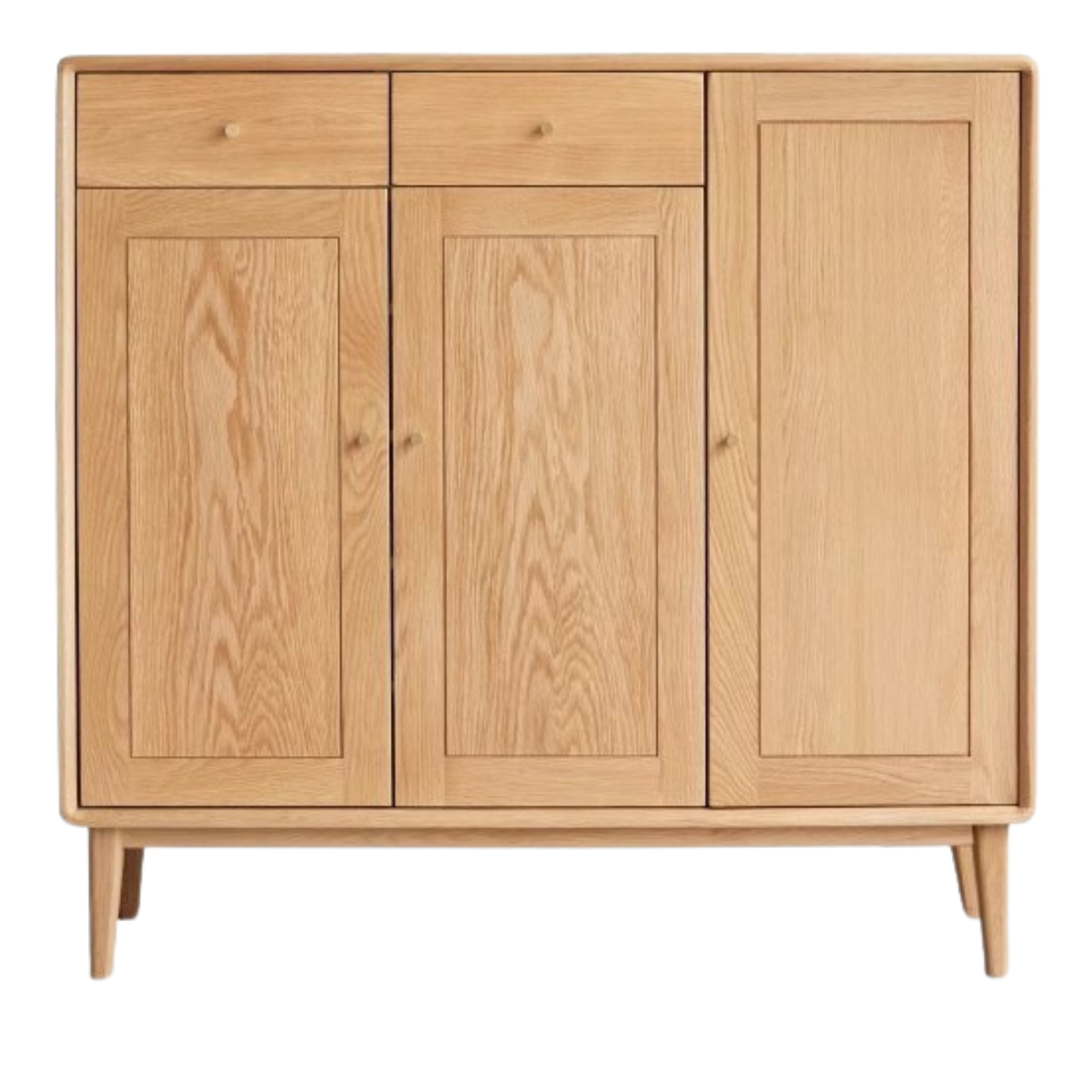 43.3x14.6x41.3inch/ 110x37x105сm/ Natural Wood Color/ Prague three-door shoe cabinet