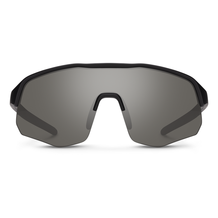 Cadence Matte Black Sunglasses with Polarized Gray Lenses - UV Protection for Driving, Outdoor Sports & Beach Activities