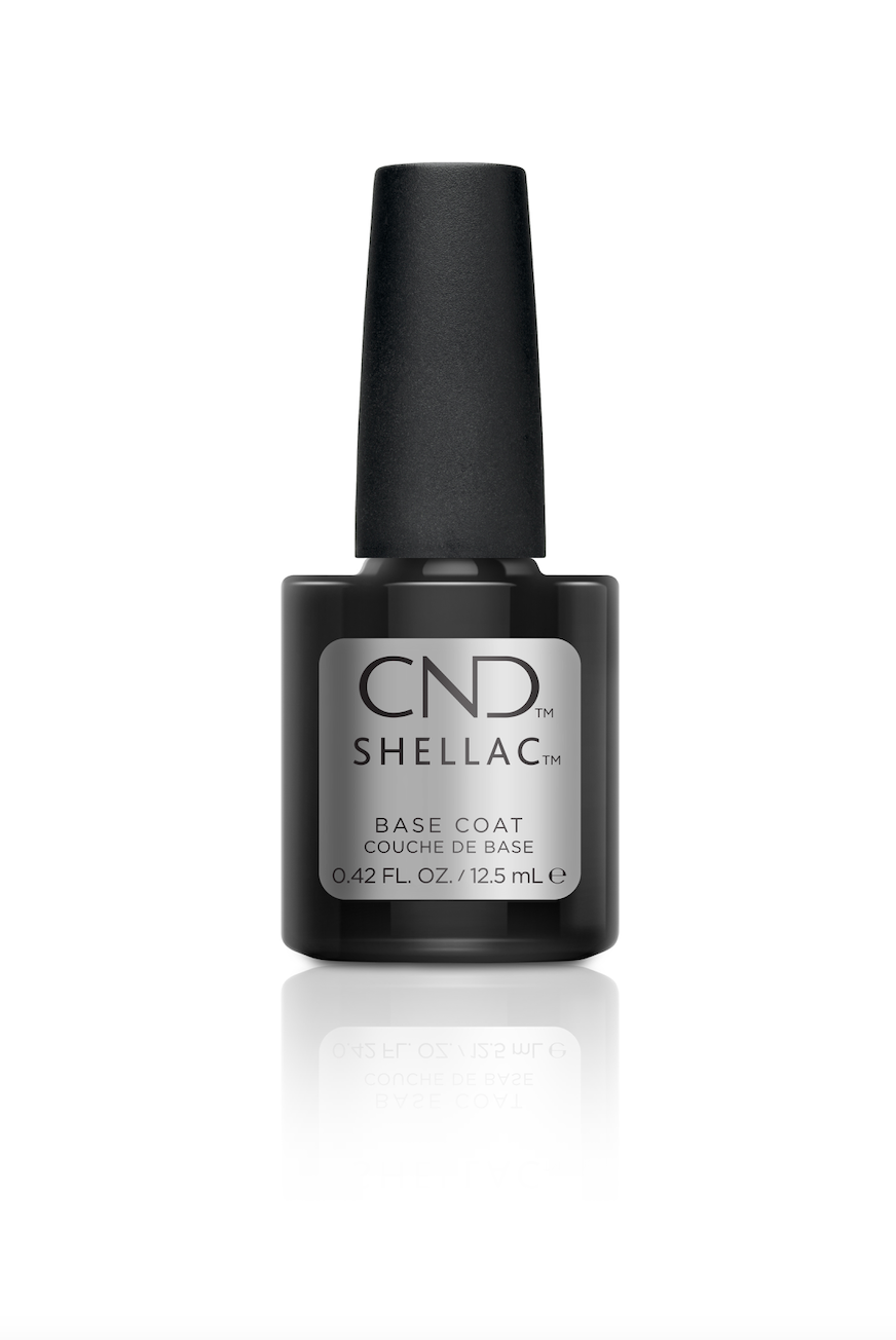 CND Shellac UV Base Coat - Long-Lasting Nail Polish Primer for Gel & Acrylic Nails - Perfect for Salon & Home Manicures