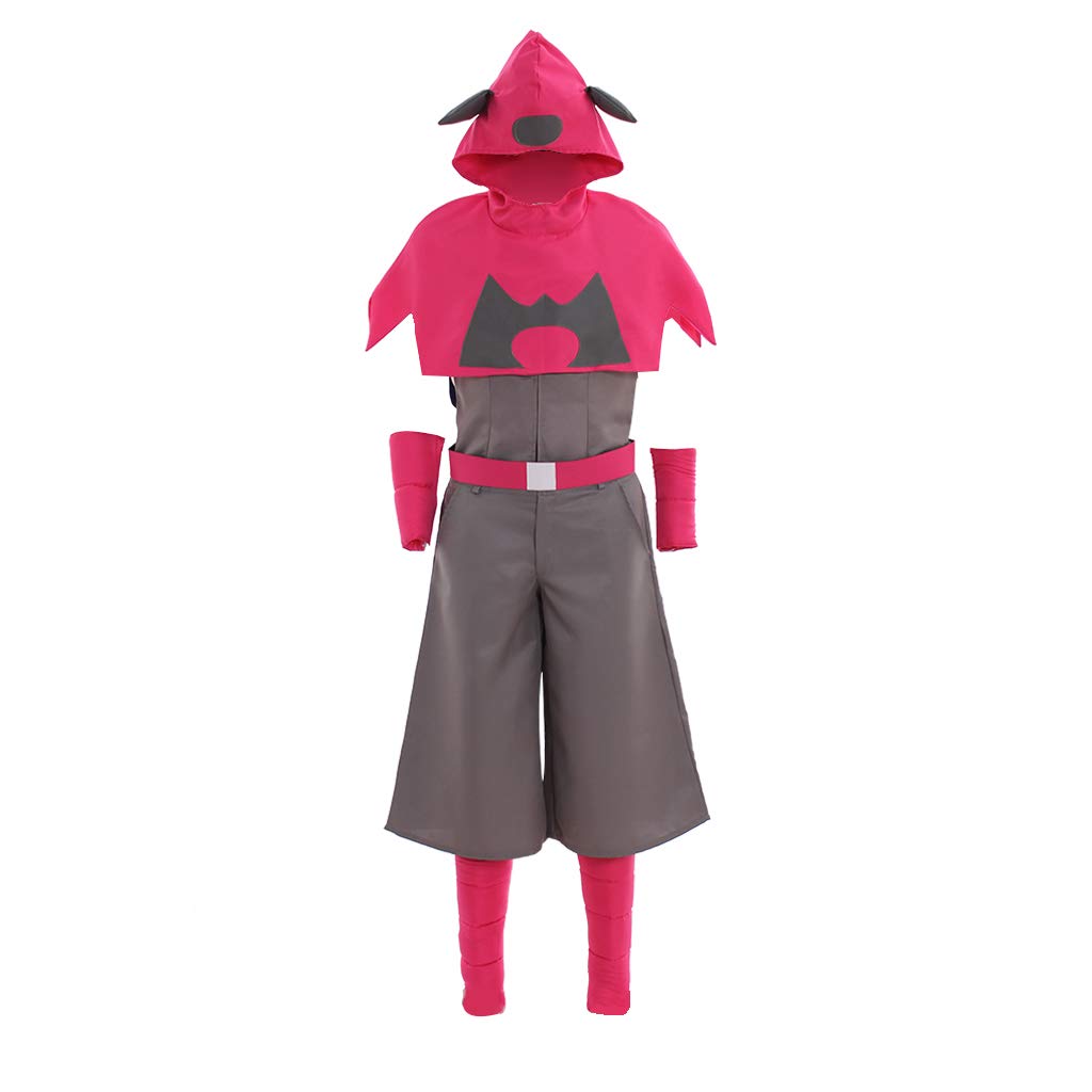 Team Magma Cosplay Costume for Men - Full Suit Set for Halloween, Comic Con, Anime Conventions & Carnival Parties | DIY Cosplay Outfit for Fans & Collectors
