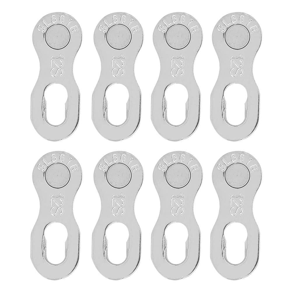 Keenso 4-Pair Steel Bike Chain Link for 12-Speed Bicycles - Missing Link Connector & Cycling Accessory - Perfect for Road Bikes, Mountain Bikes & Commuting