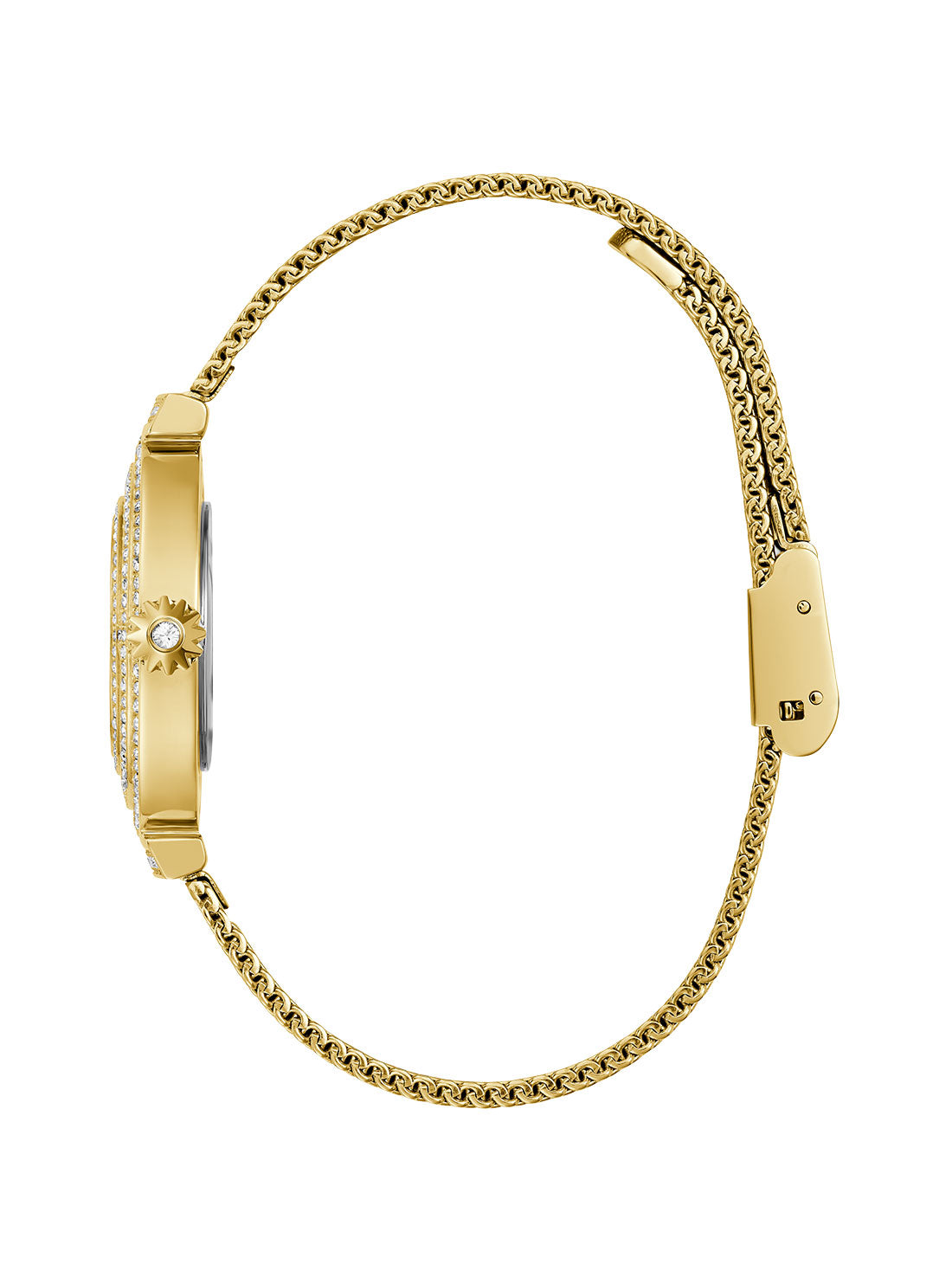 Luxury Gold Dream Crystal Mesh Watch for Women - Elegant Fashion Accessory for Parties, Weddings & Everyday Wear