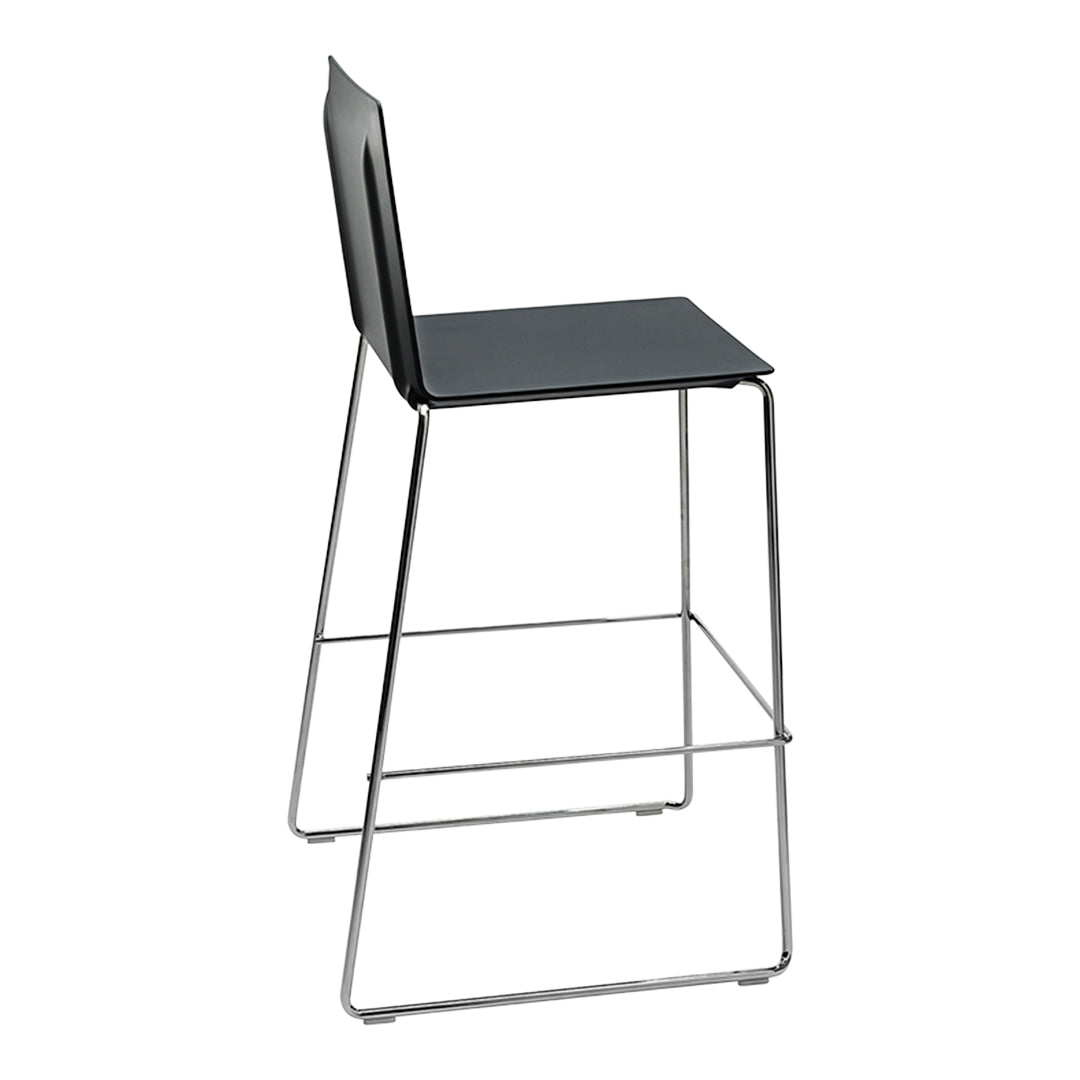 Modern Stackable Dry Counter Chair with Sled Base - Perfect for Kitchen Islands, Bars & Small Spaces