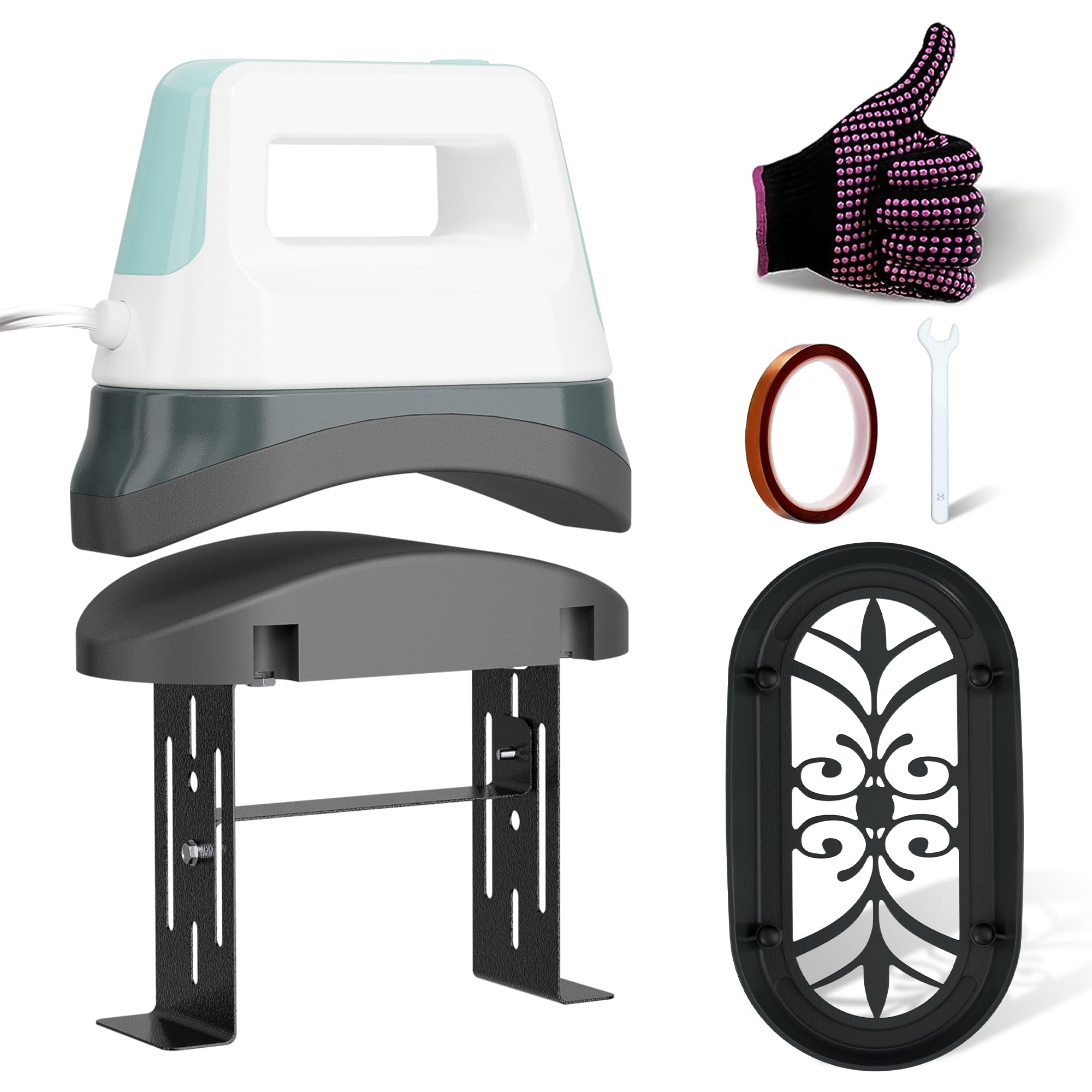 Portable Hat Heat Press Machine with 6.3