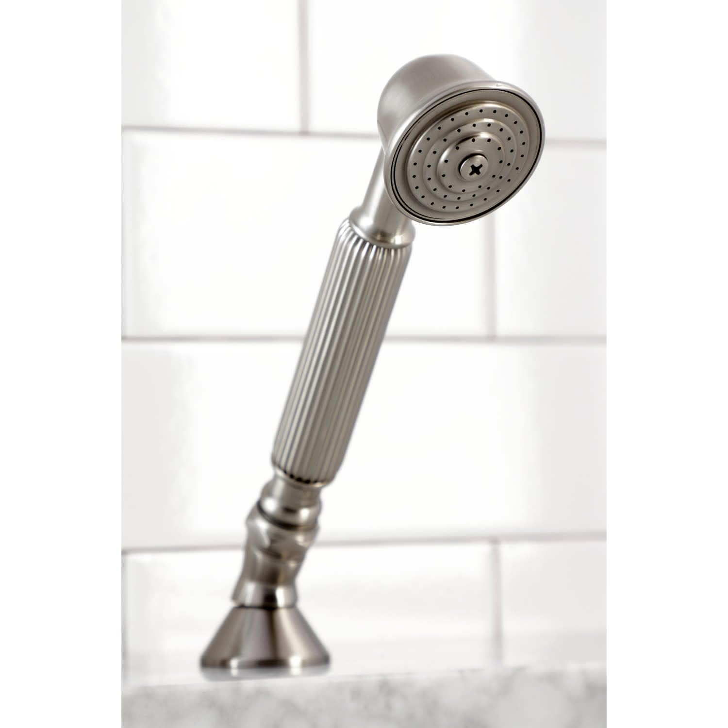 Kingston Brass KSK2365MLTR Oil Rubbed Bronze Deck Mount Hand Shower with Diverter for Roman Tub Faucet, 8 x 5.63 x 1.81 Inches - Perfect for Spa-Like Bathroom Upgrades and Luxurious Bathing Experience