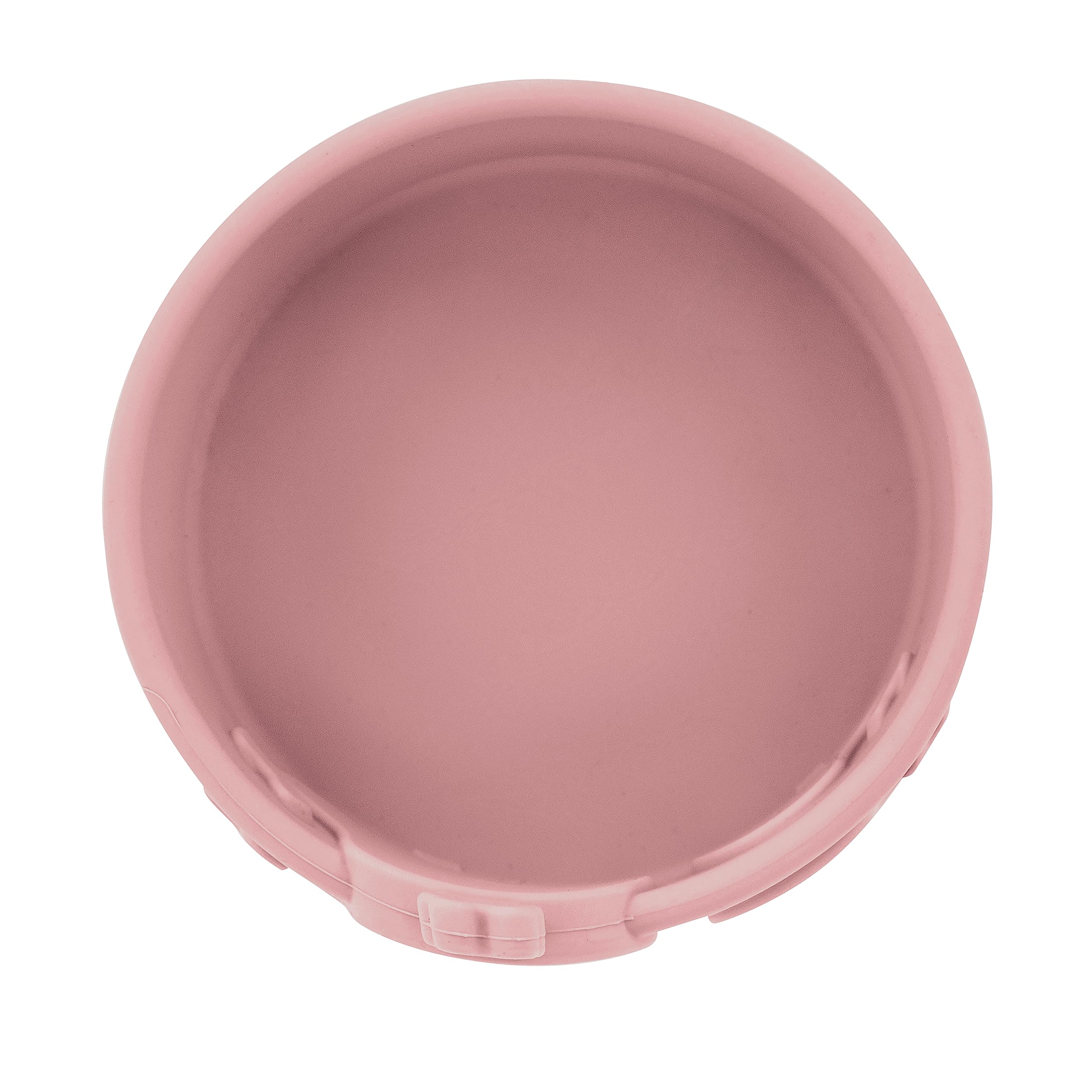 Nuby Silicone Toddler Bowl with Animal Design - BPA-Free Baby Feeding Bowl for 6+ Months - Pink Whale Bowl for Kids - Perfect for Baby-Led Weaning & Mess-Free Mealtime