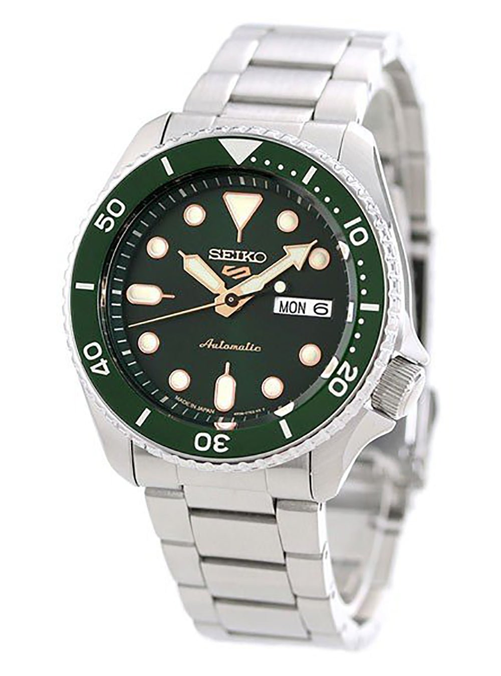 SEIKO 5 SPORTS Automatic Watch SBSA013 - Japanese Made Stainless Steel Men's Timepiece with Date Window | Perfect for Business, Casual Wear & Sports Activities