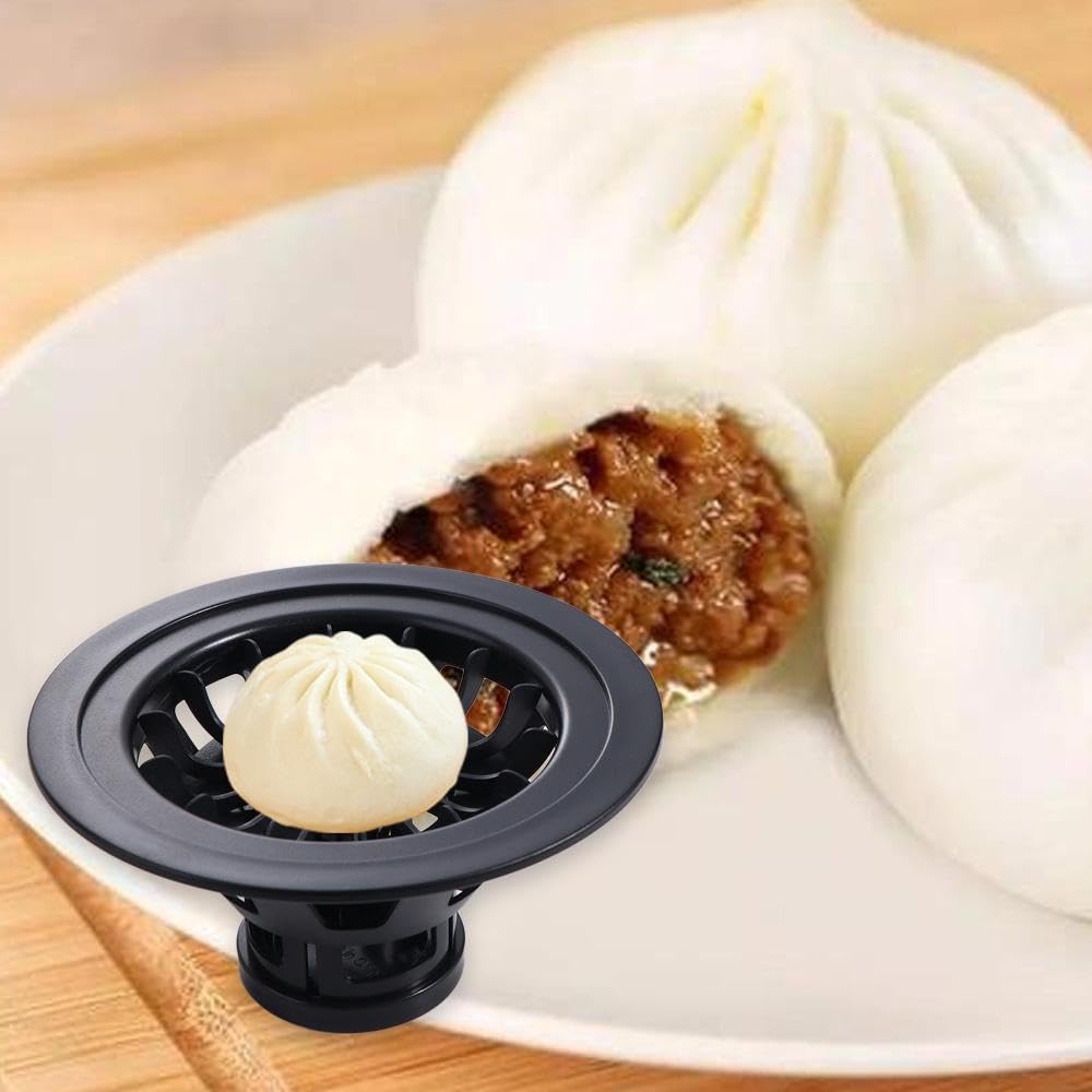 Automatic Baozi Maker Machine - Flower Shaped Dumpling & Steamed Bun Maker with Mould for Home Kitchen (White) | Perfect for Asian Cuisine, Party Snacks & Family Cooking