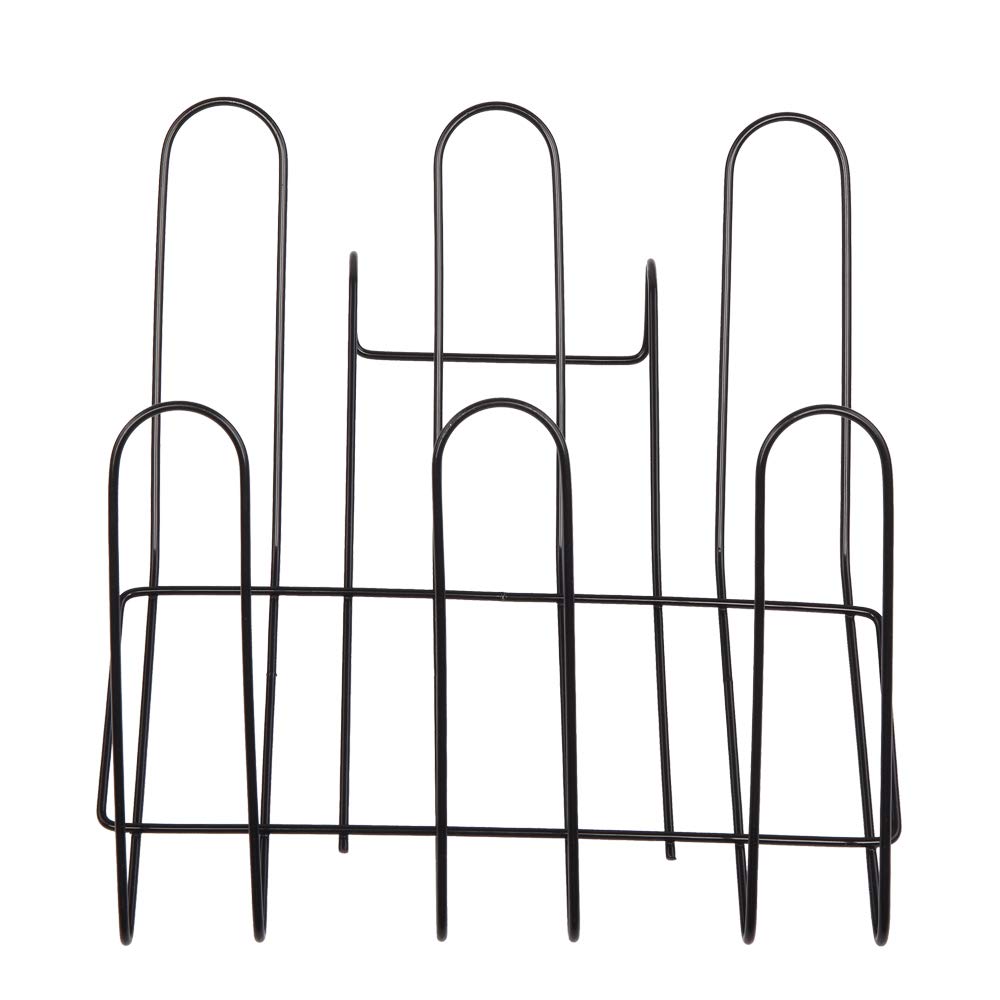 Multifunctional S-Shaped Dual Layer Dish Rack for Bowls, Plates, Chopsticks & Spoons - Space Saving Kitchen Organizer with Drainage - Perfect for Small Kitchens, Dorms & Apartments (Black)