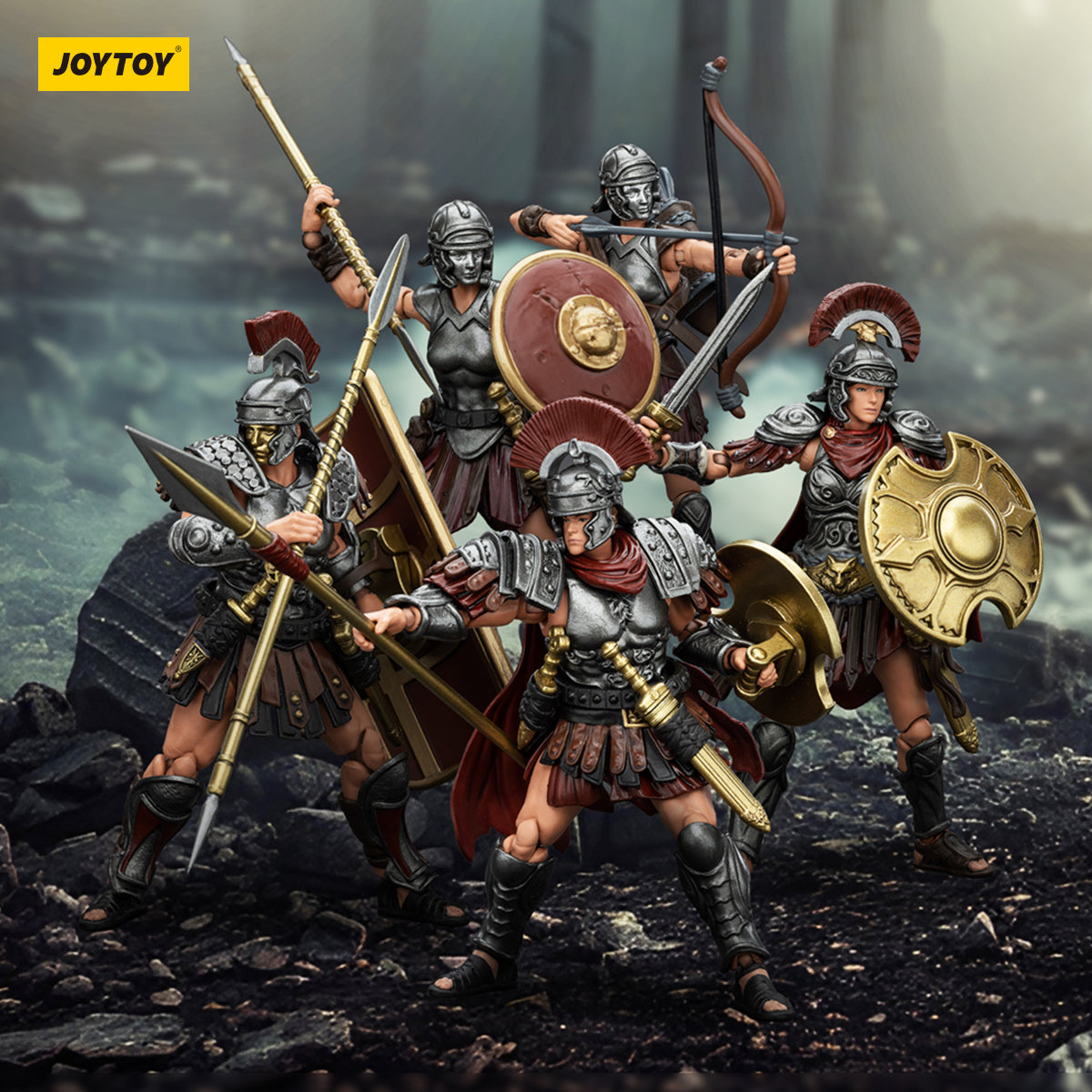 1/18 JOYTOY Roman Republic LegionX & Legionary Light Infantry Action Figure - Highly Detailed Collectible Military Model for Display & Diorama Scenes