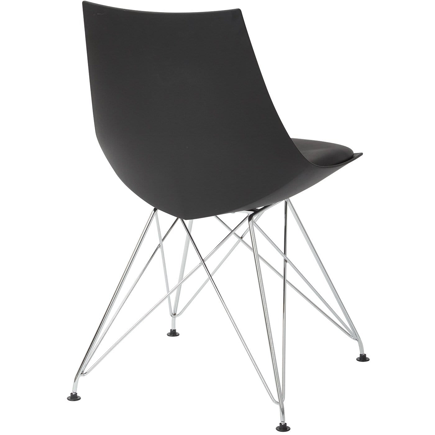 Office Star Ave Six Eiffel Bistro Chair [EFLC2] - Stylish Metal Cafe Dining Chair for Restaurants, Patios & Home Kitchens