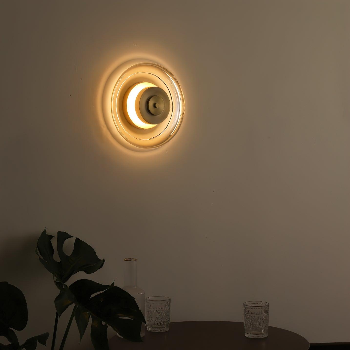 Modern Redondo Wall Lamp - Sleek LED Sconce Light Fixture for Bedroom, Living Room & Hallway - Energy Efficient Indoor Wall Lighting for Home Decor