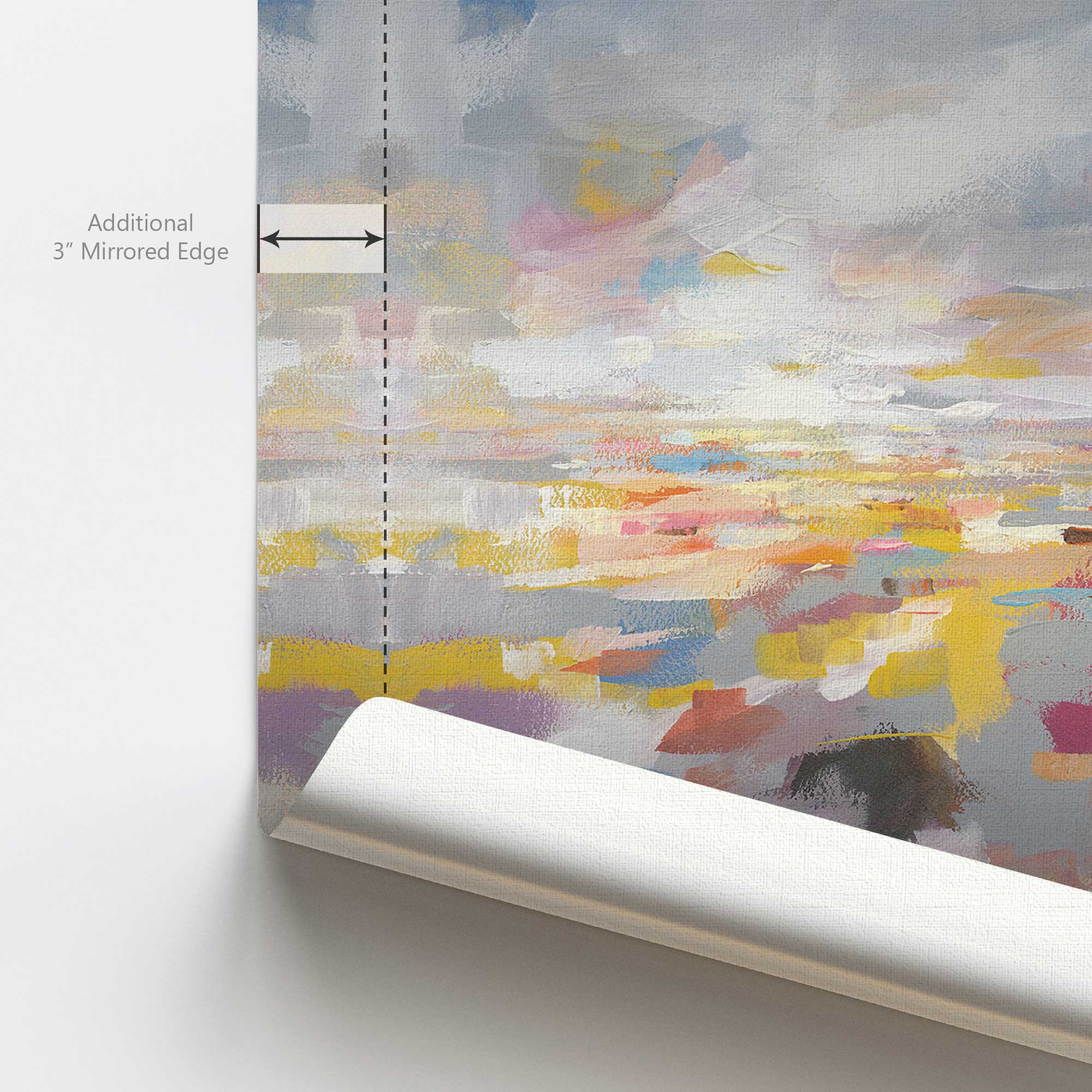 Dreamy Evening Abstract Canvas Wall Art - Modern Home Decor for Living Room, Bedroom & Office
