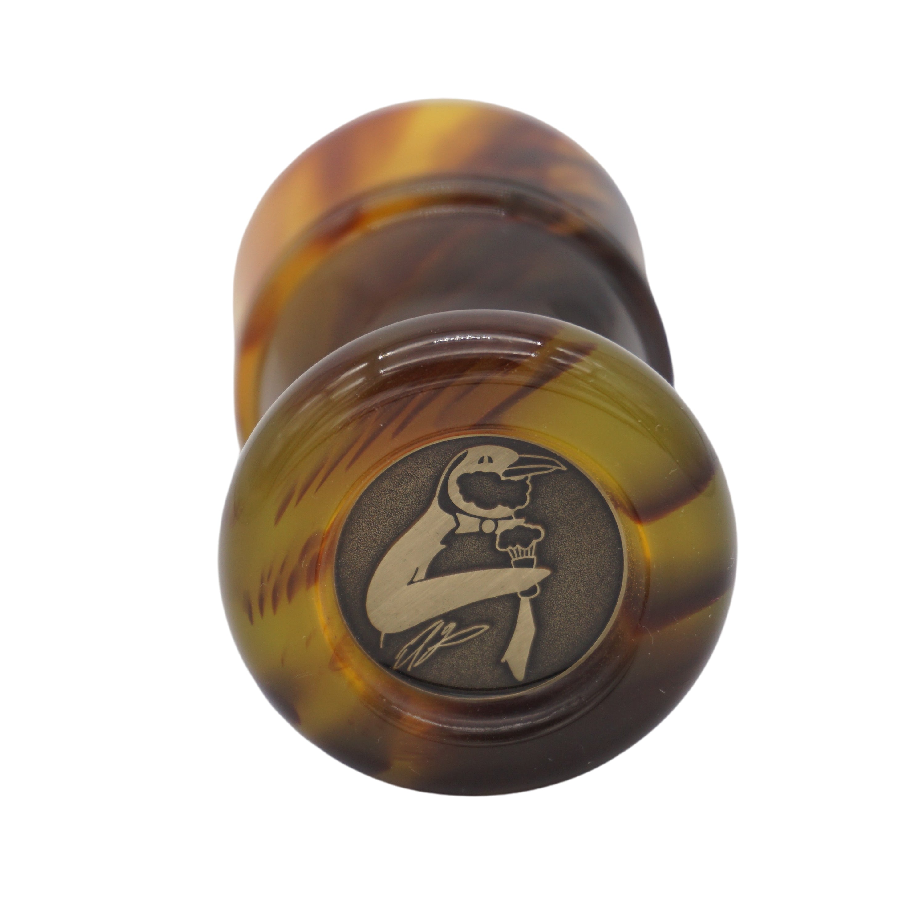 Premium Tortoise Handcrafted Shaving Brush Handle for 24mm & 26mm Knots - Perfect for Wet Shaving, Grooming Kits & Luxury Bathroom Accessories