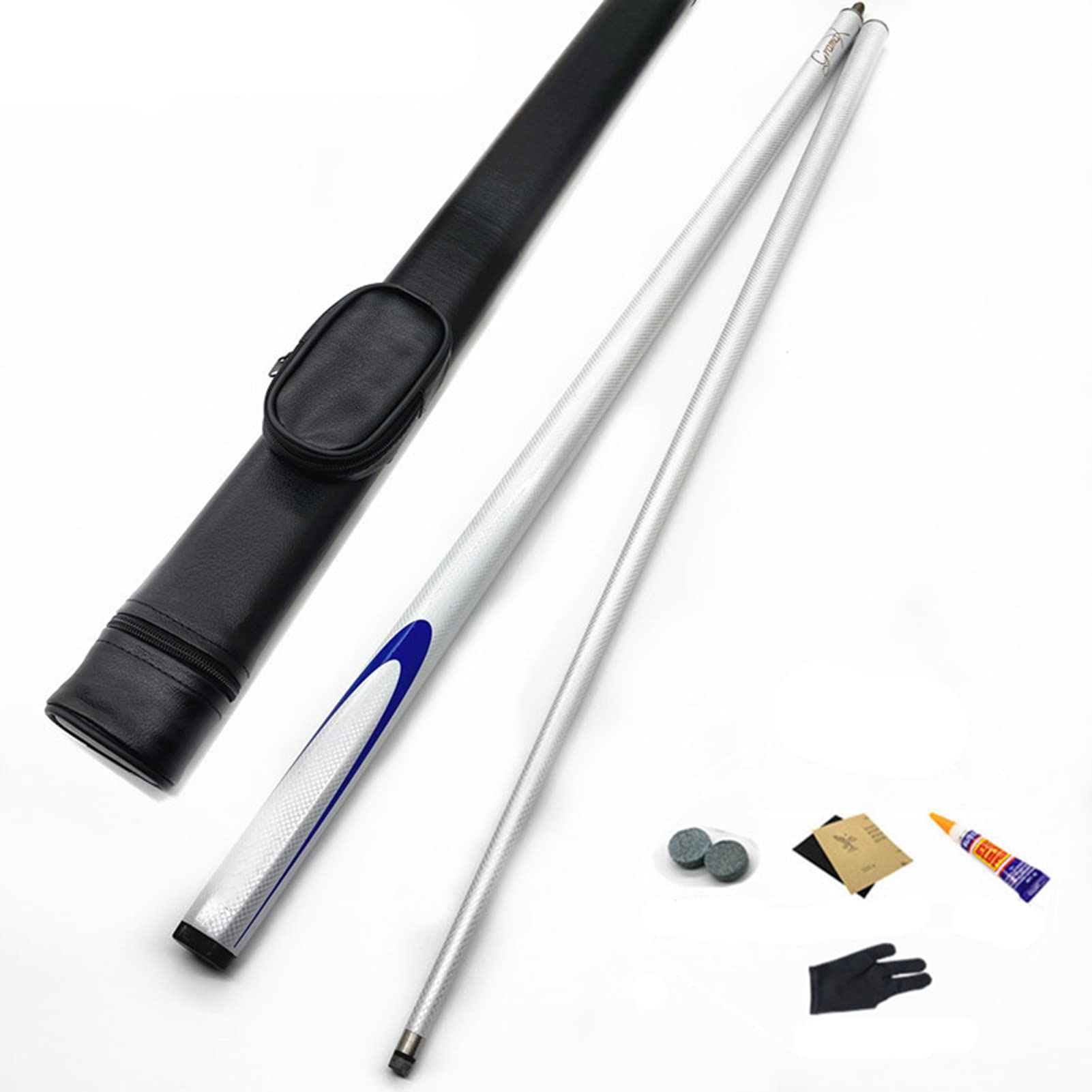 Premium Carbon Fiber Pool Cue Set - 57
